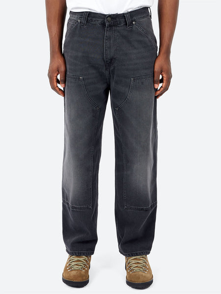 Carhartt WIP - OG Double Knee Pant in Black Grind Wash – gravitypope