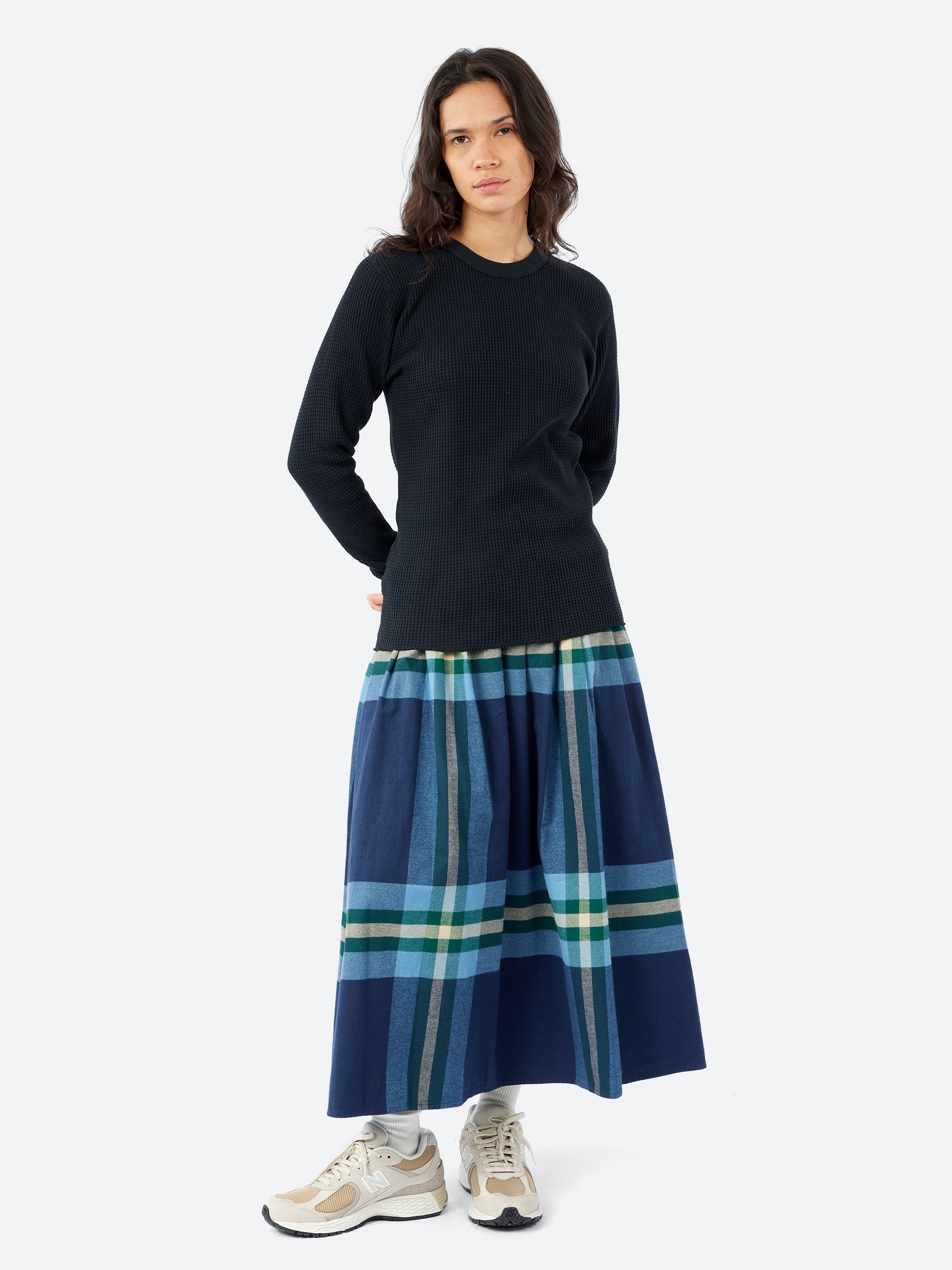 BEAMS BOY - Pleated Wrap Skirt in Beige – gravitypope