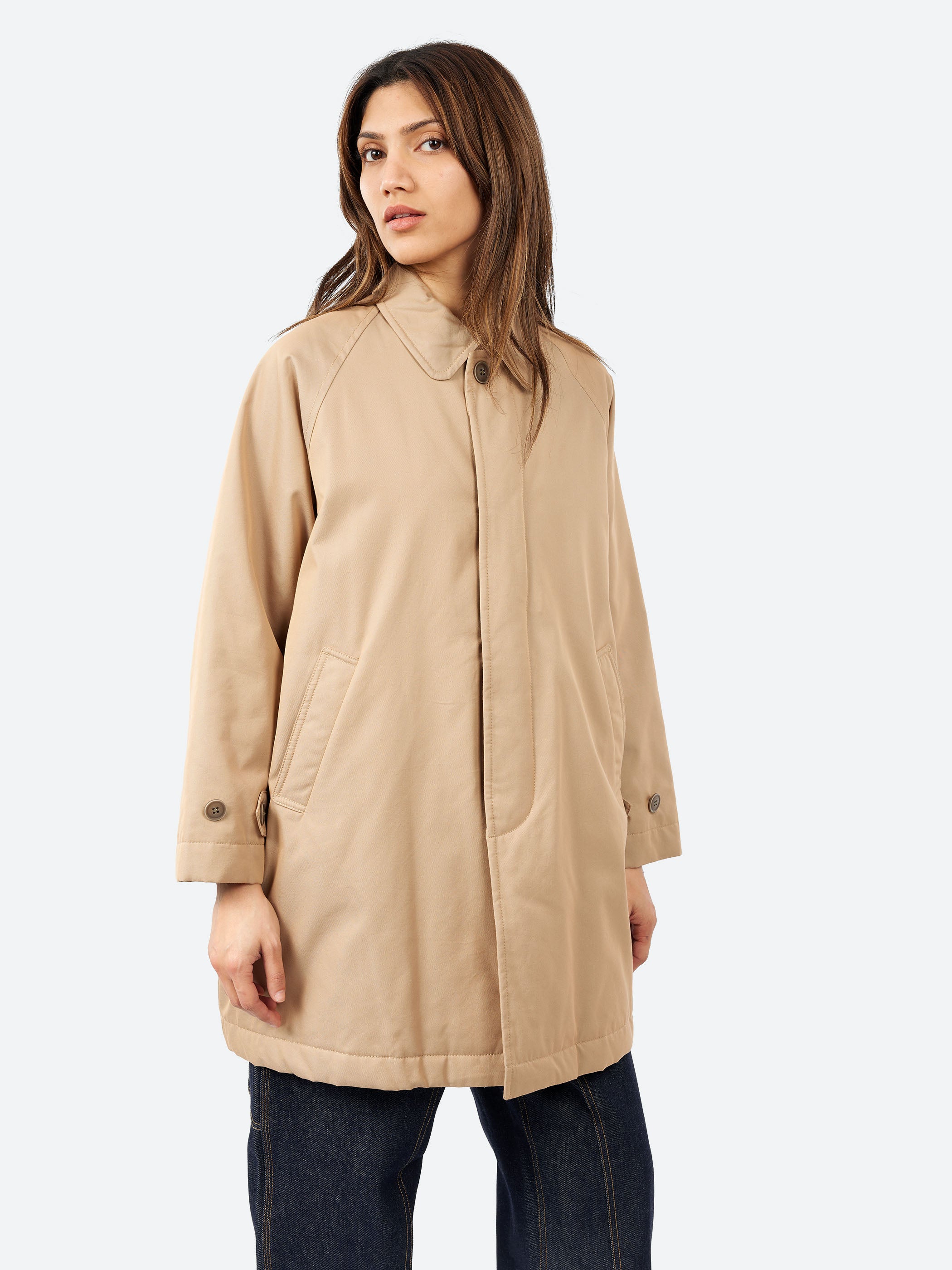 BEAMS BOY - Soutien Collar Coat in Beige – gravitypope