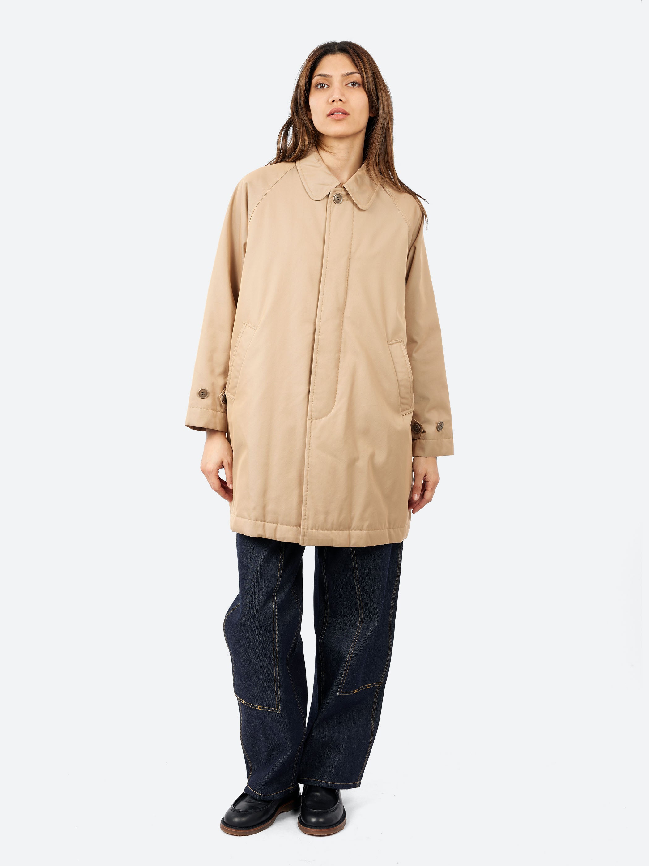 BEAMS BOY - Soutien Collar Coat in Beige – gravitypope