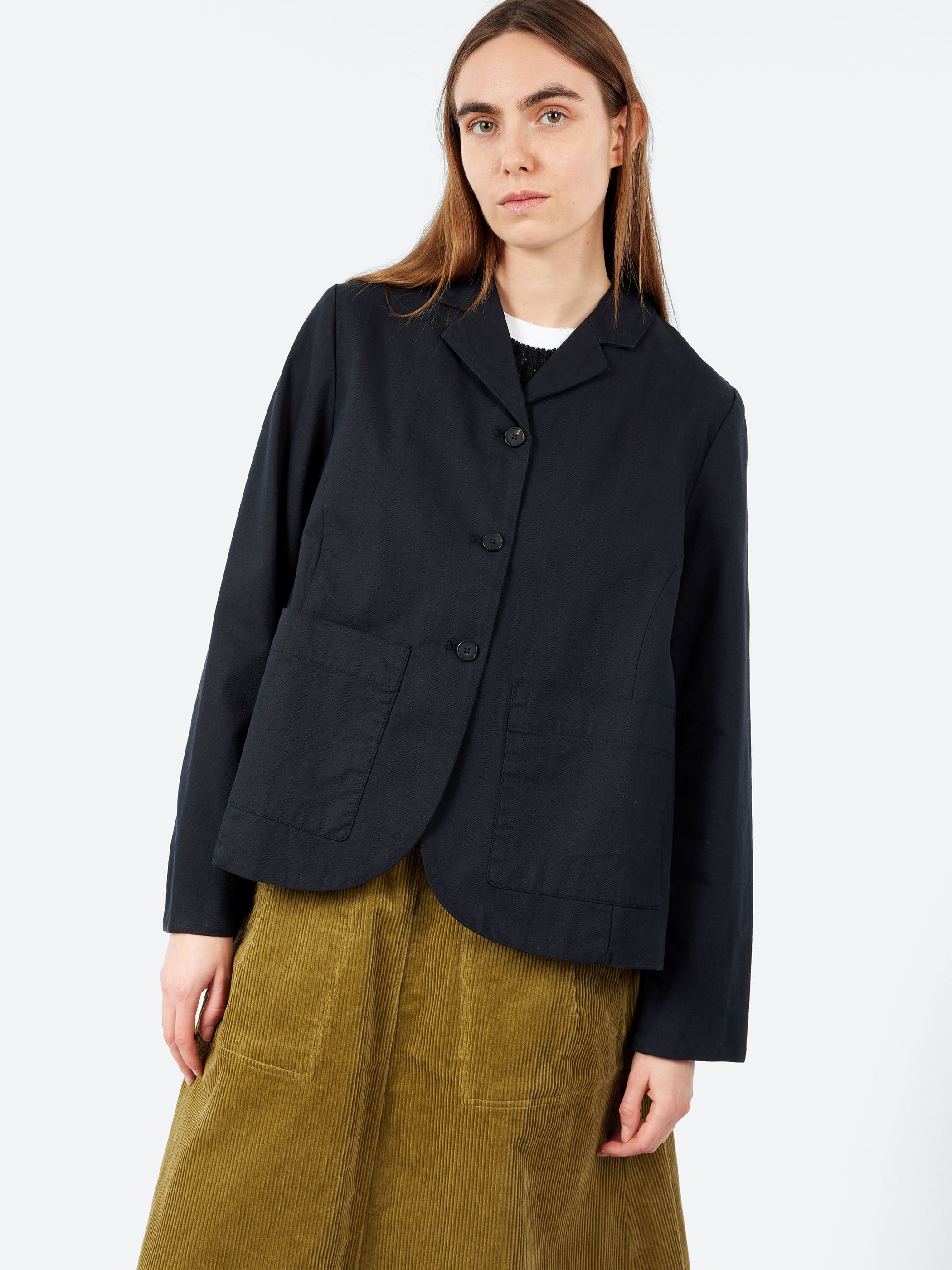 Cotton Wool Herringbone Jacket