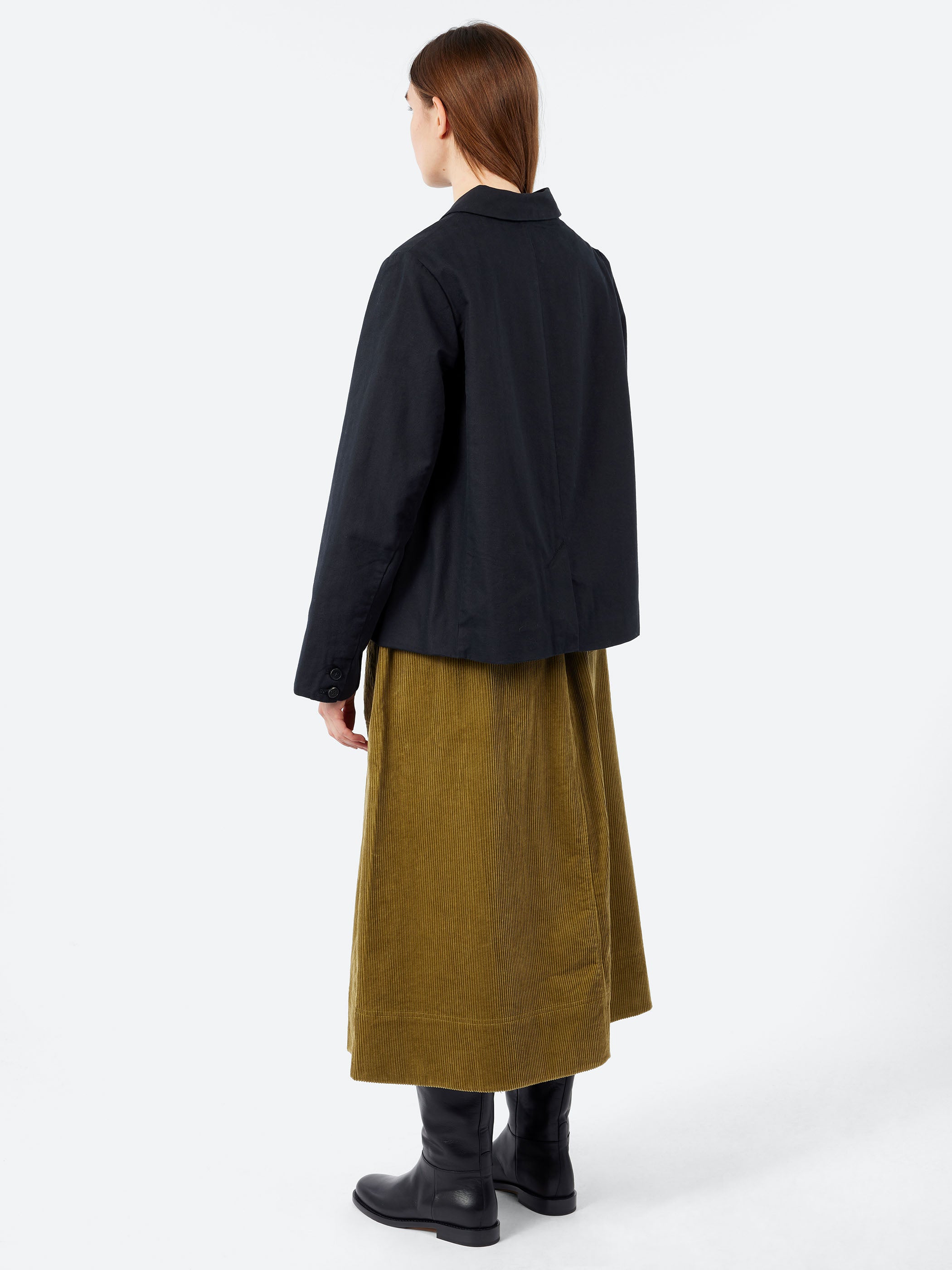 Cotton Wool Herringbone Jacket