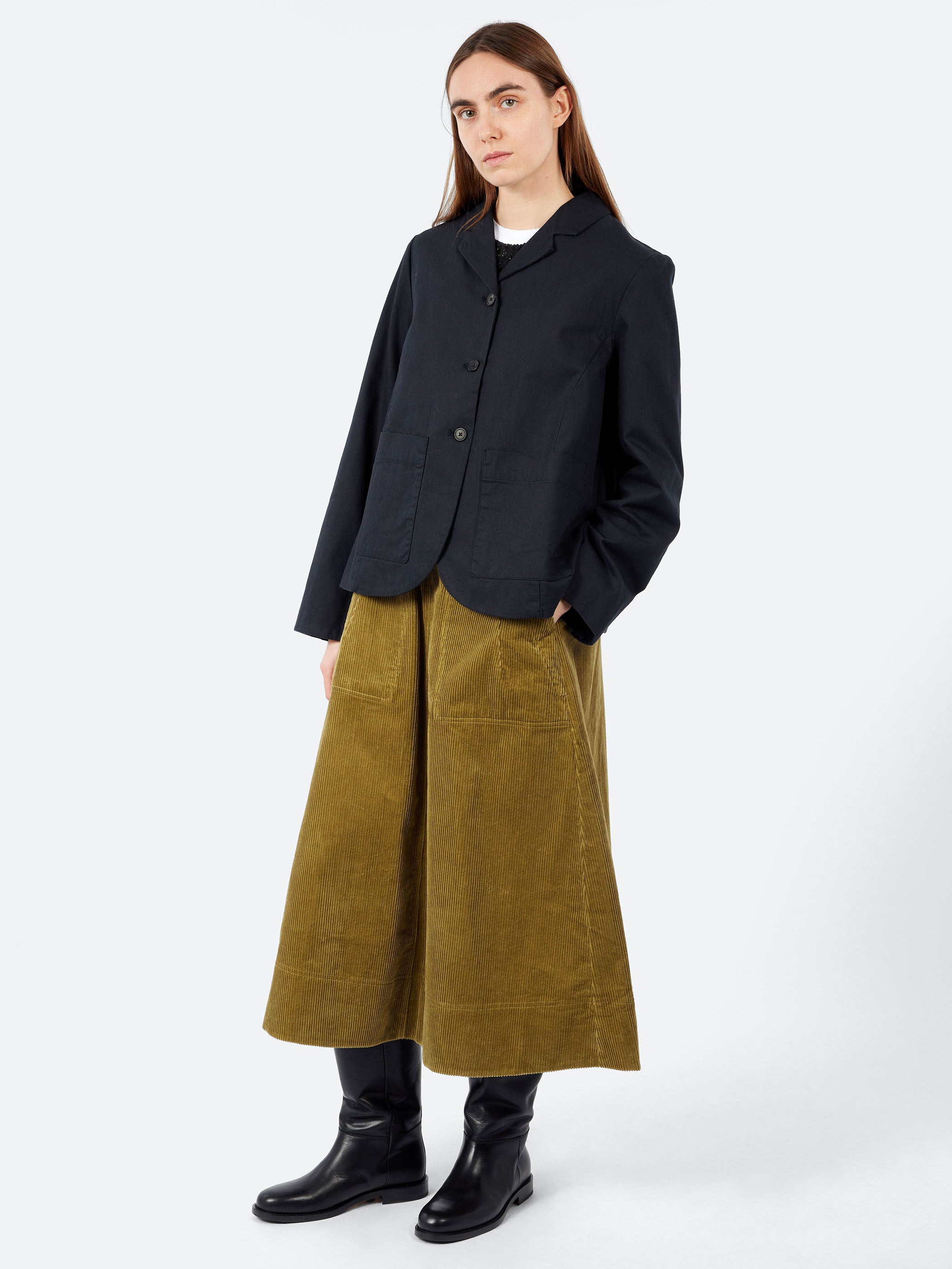 Cotton Wool Herringbone Jacket