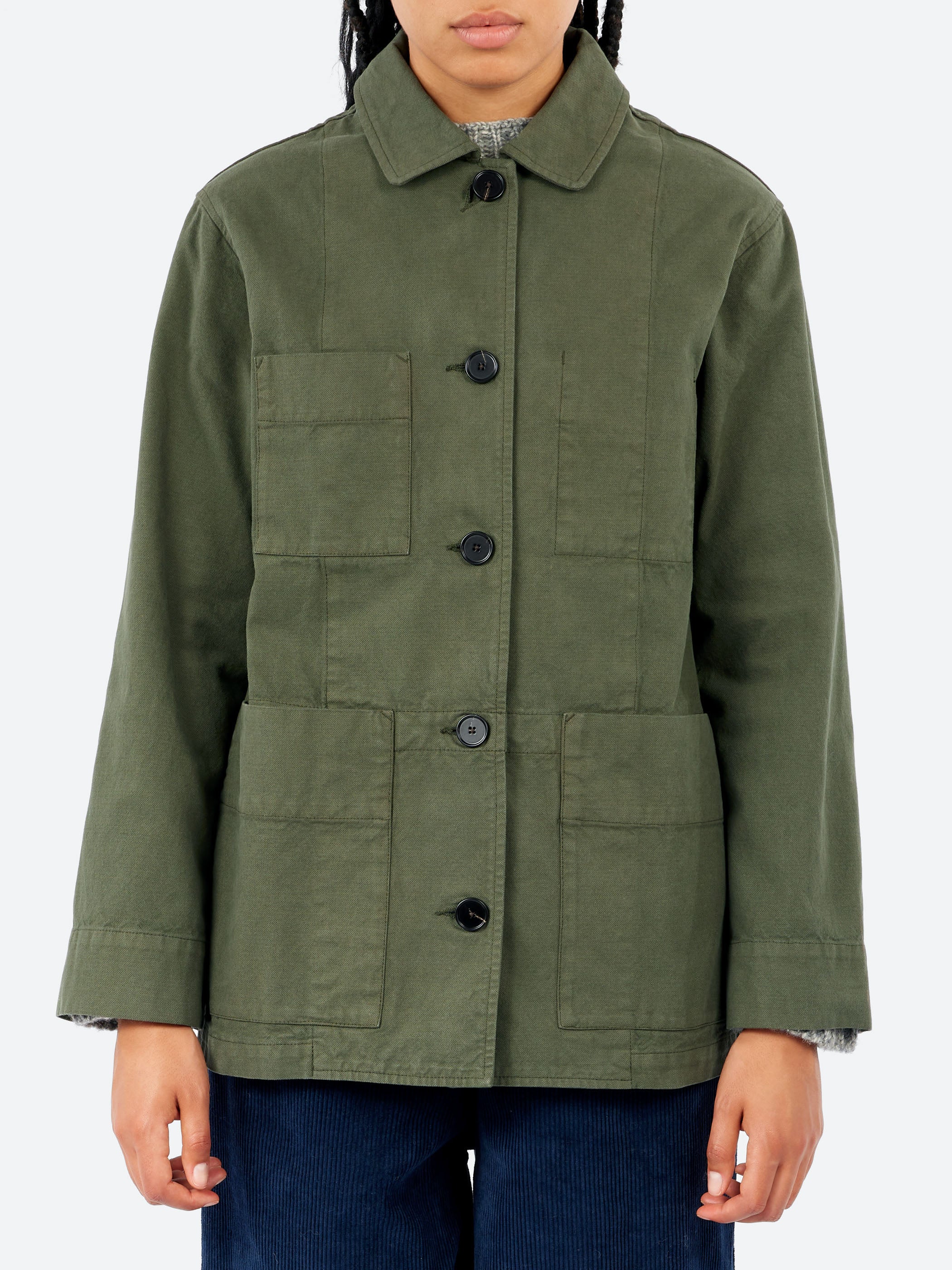 Cotton Canvas Workwear Jacket