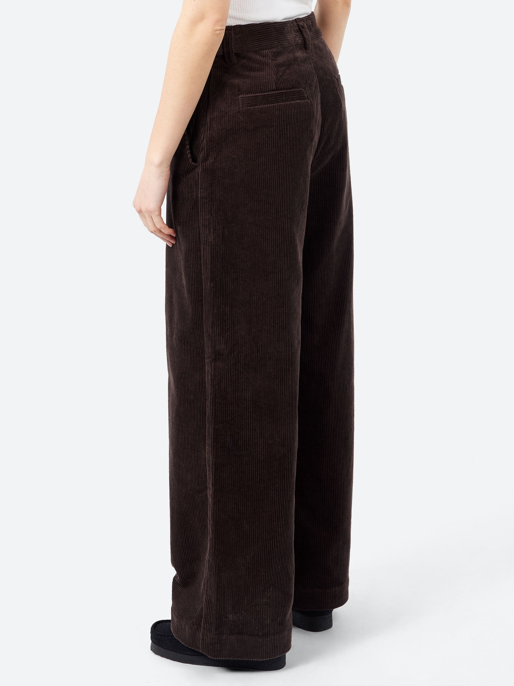 Wide Leg Organic Cord Trousers