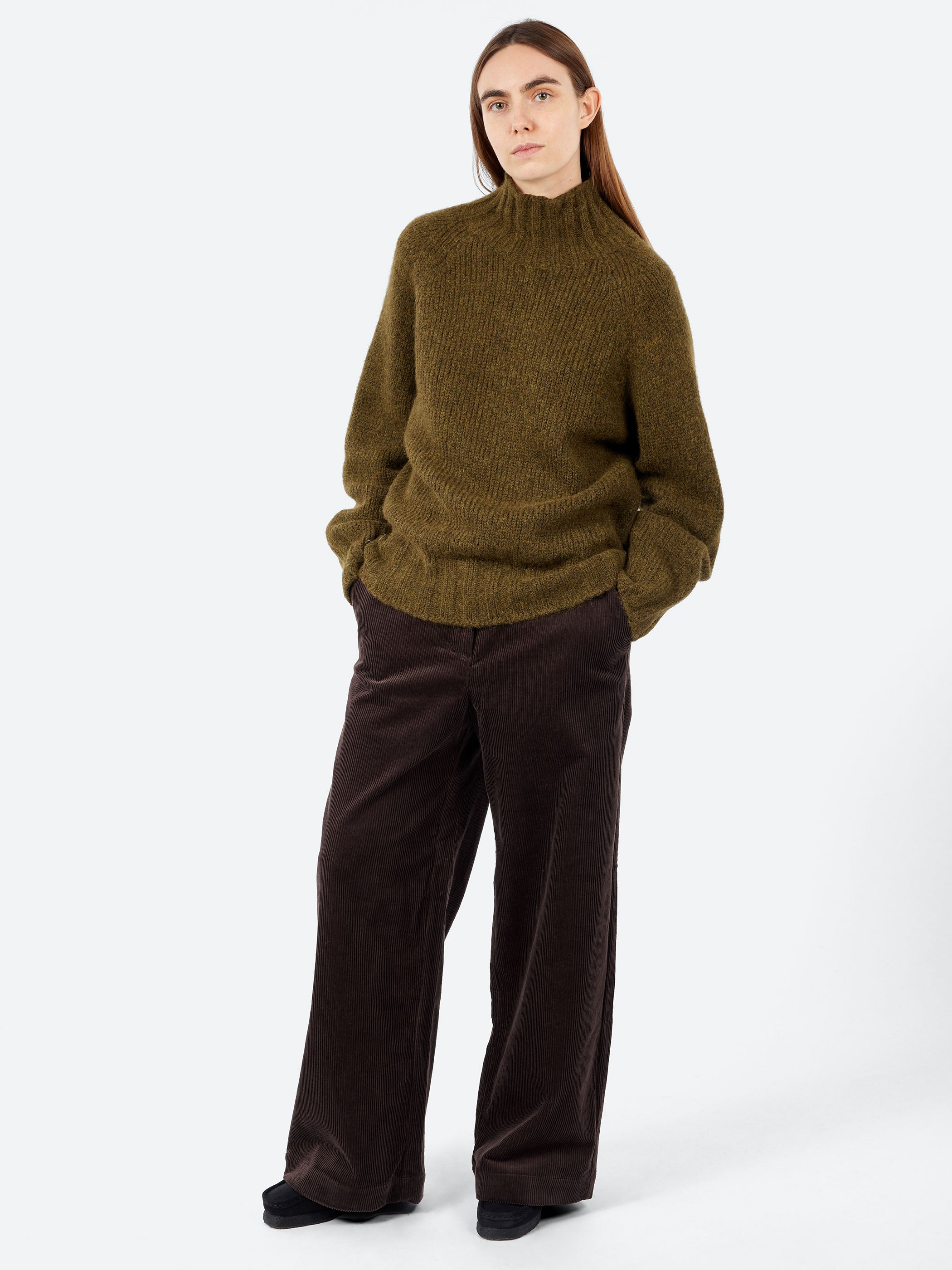 Wide Leg Organic Cord Trousers