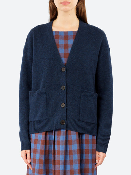 TOAST - Ffion Cardigan in Darkest Navy – gravitypope