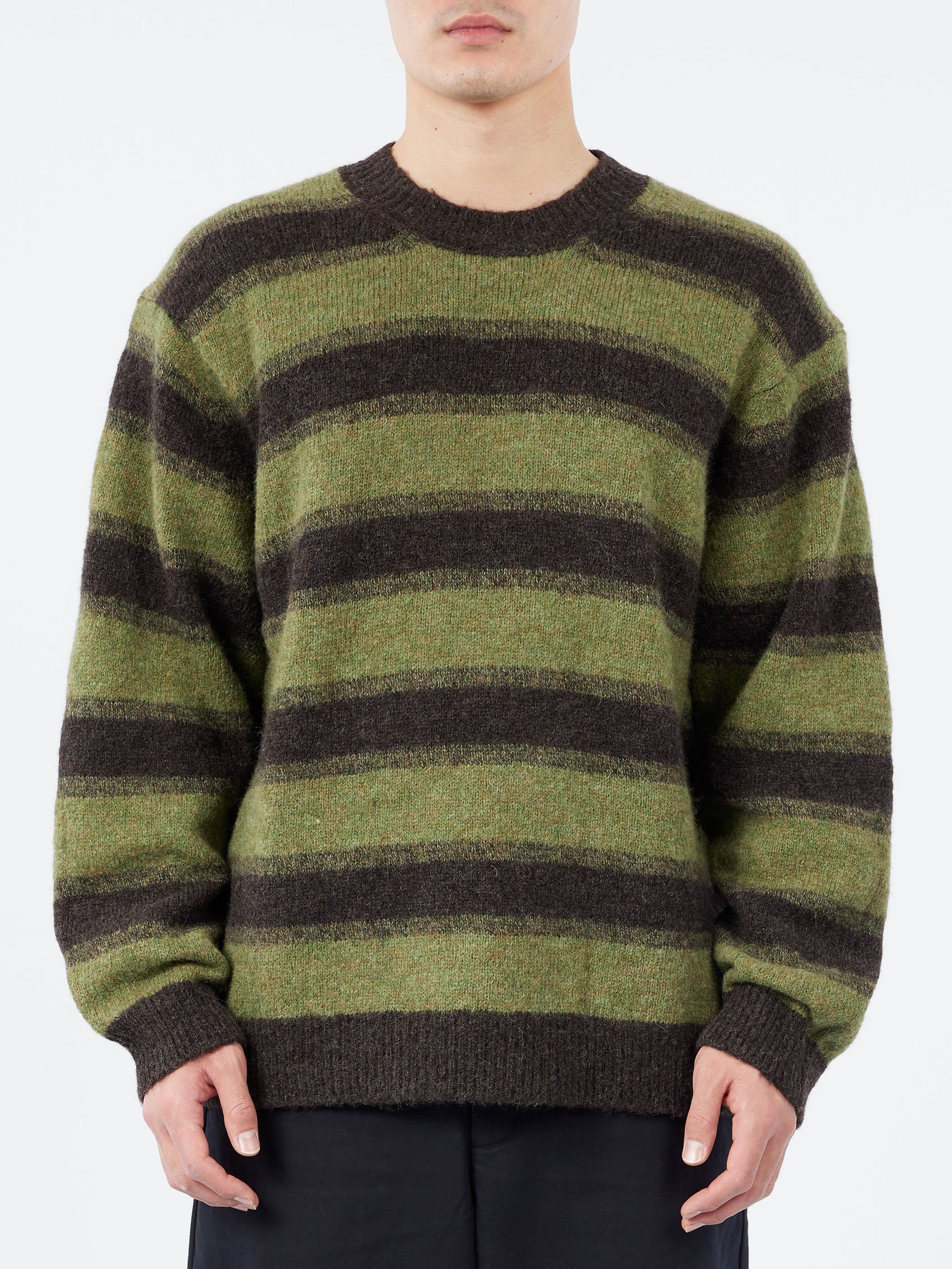 Alpaca Wool Stripe Sweater