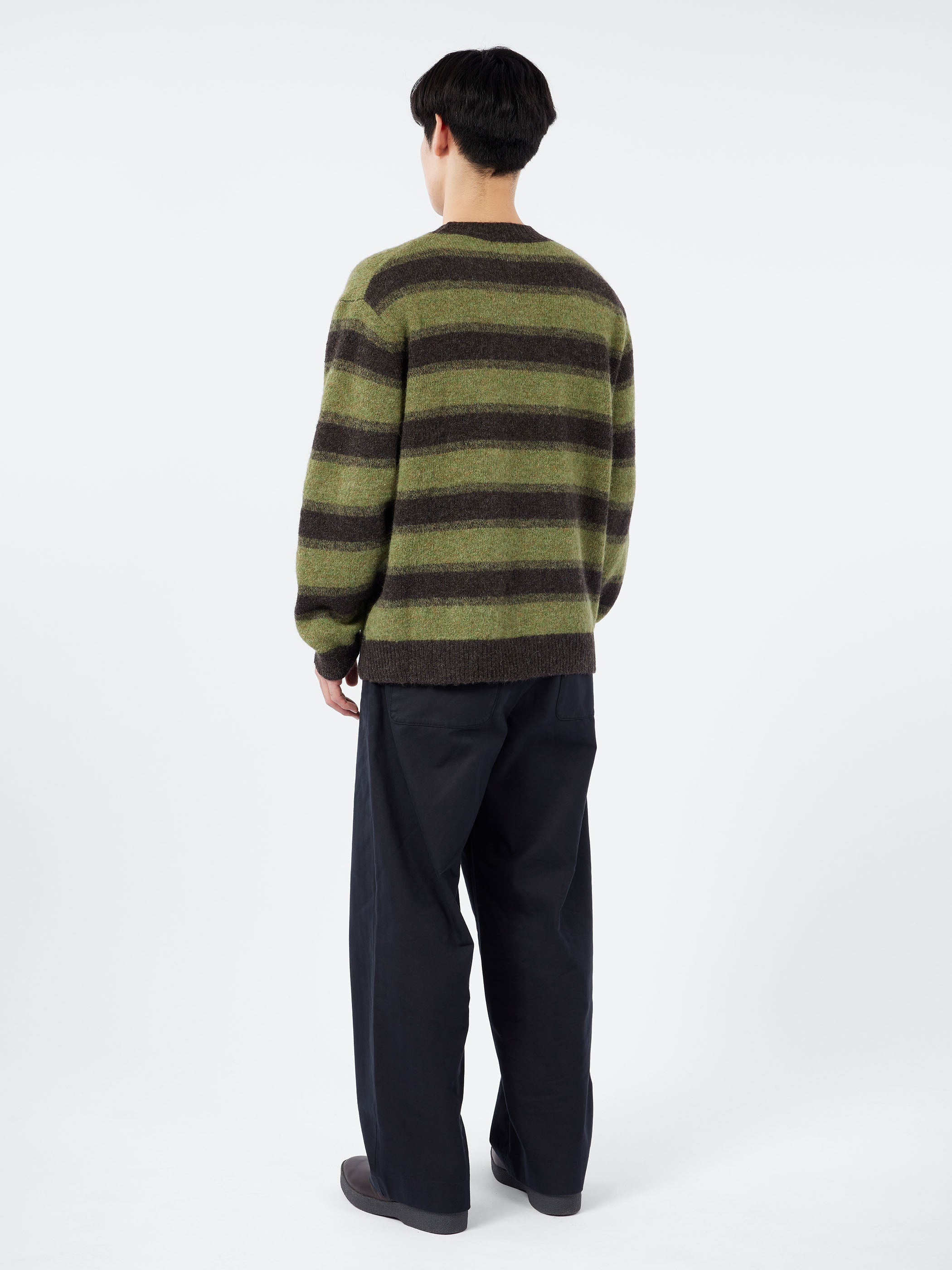 Alpaca Wool Stripe Sweater
