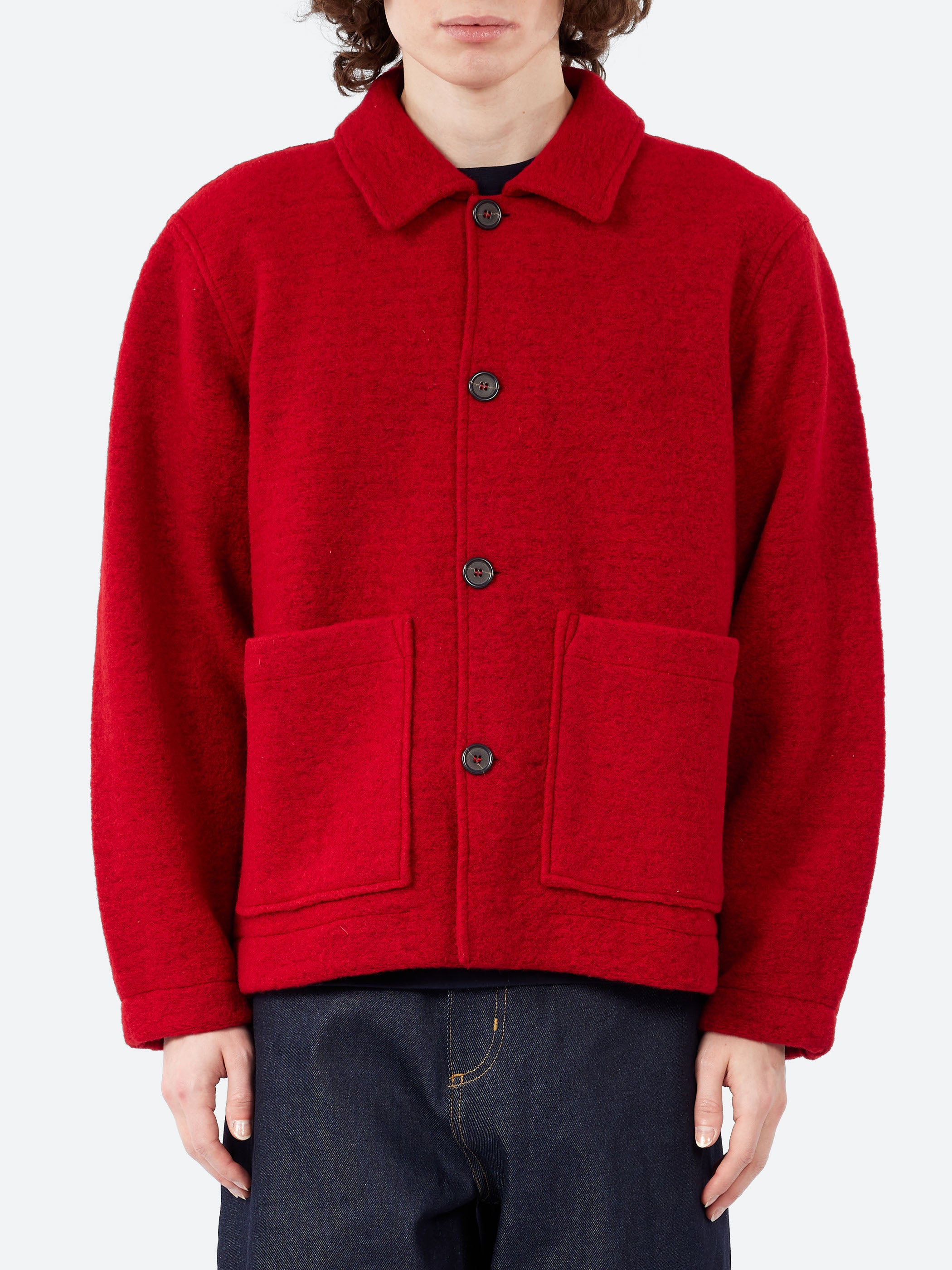 Wool Fleece Rams Jacket