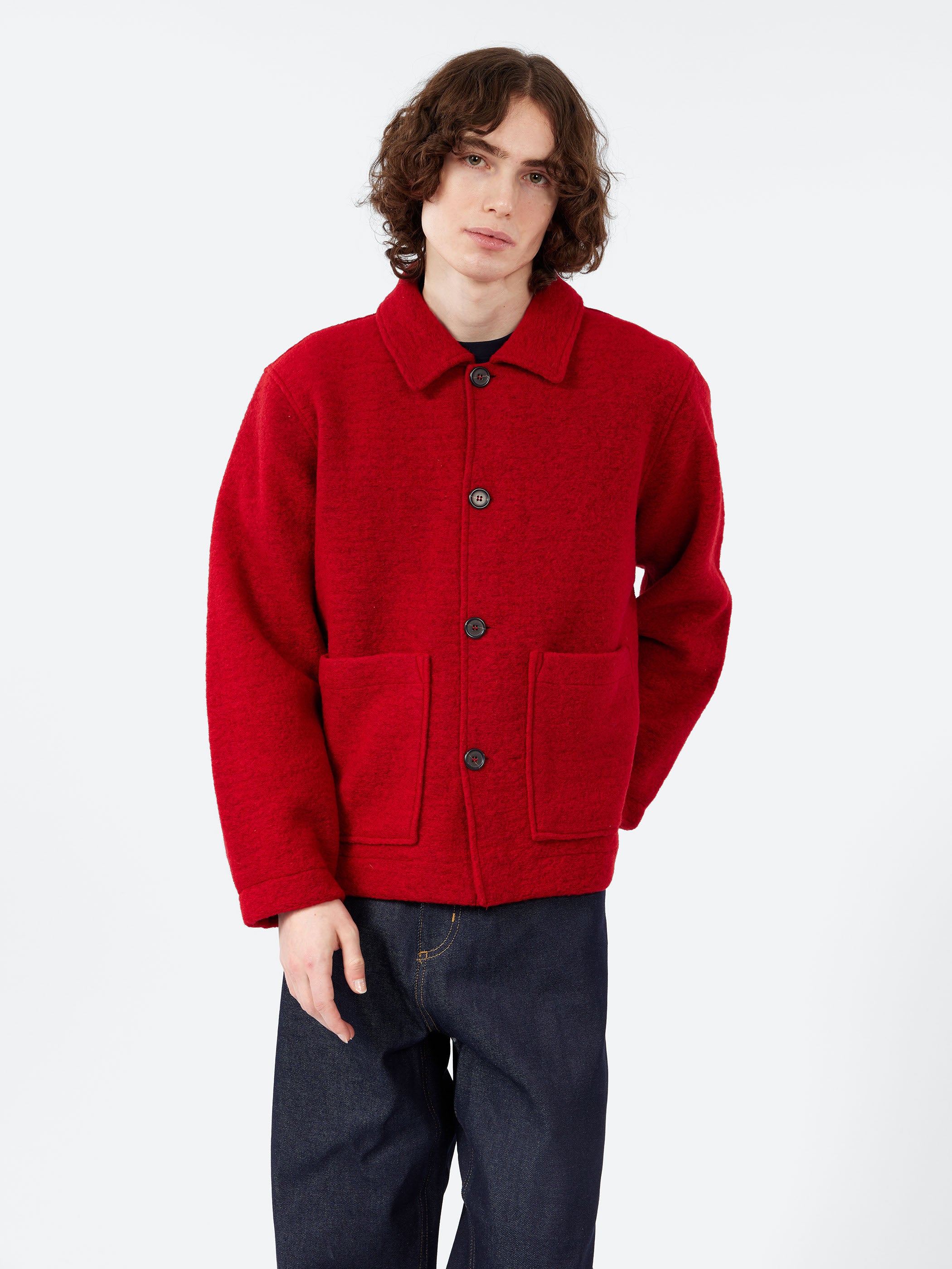 Wool Fleece Rams Jacket