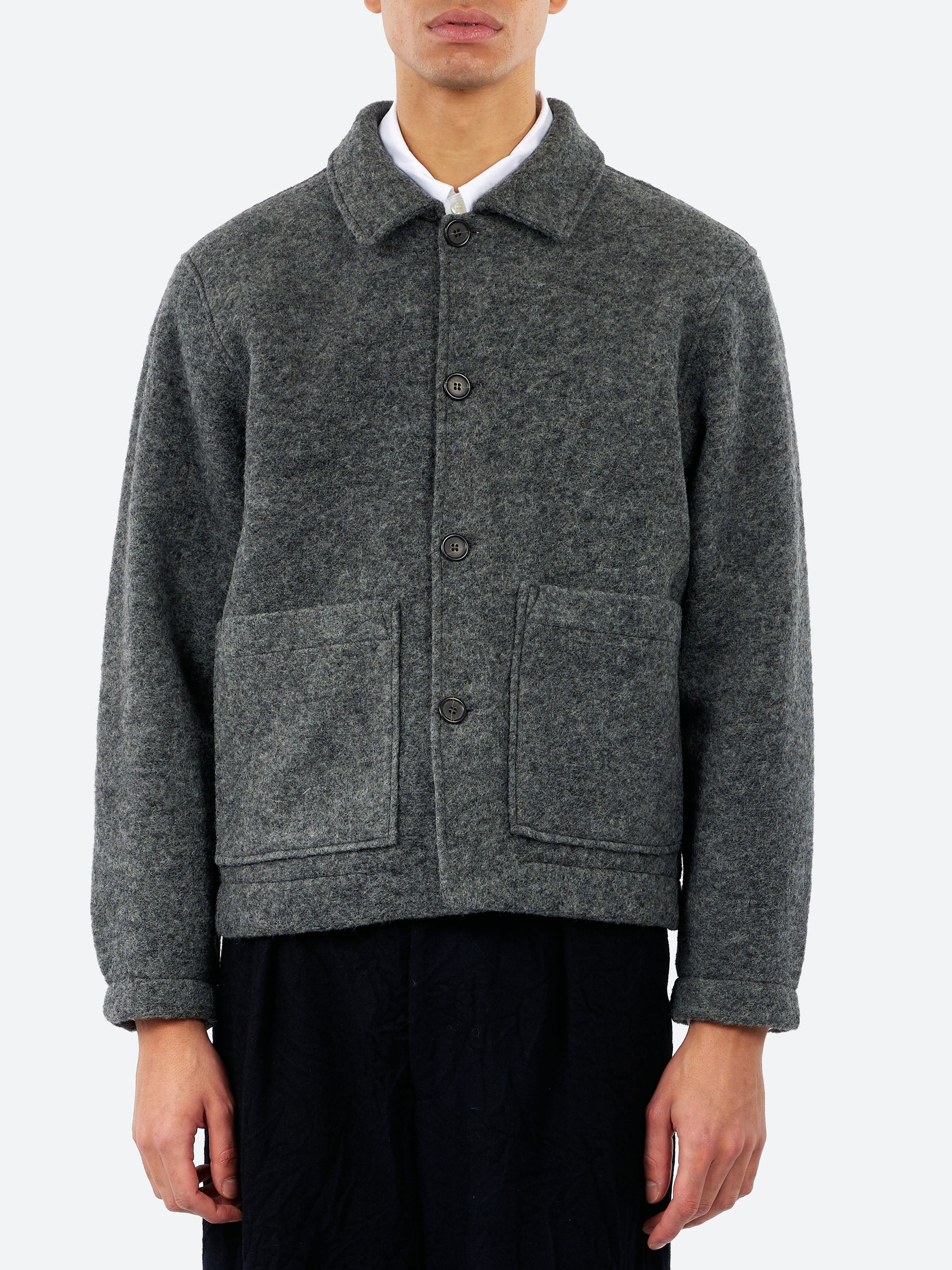 Wool Fleece Rams Jacket