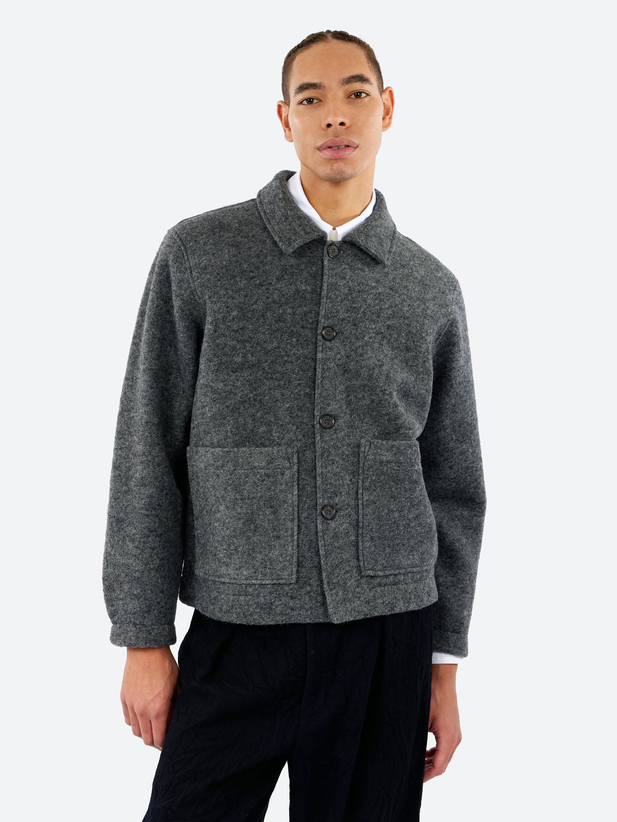 Wool Fleece Rams Jacket