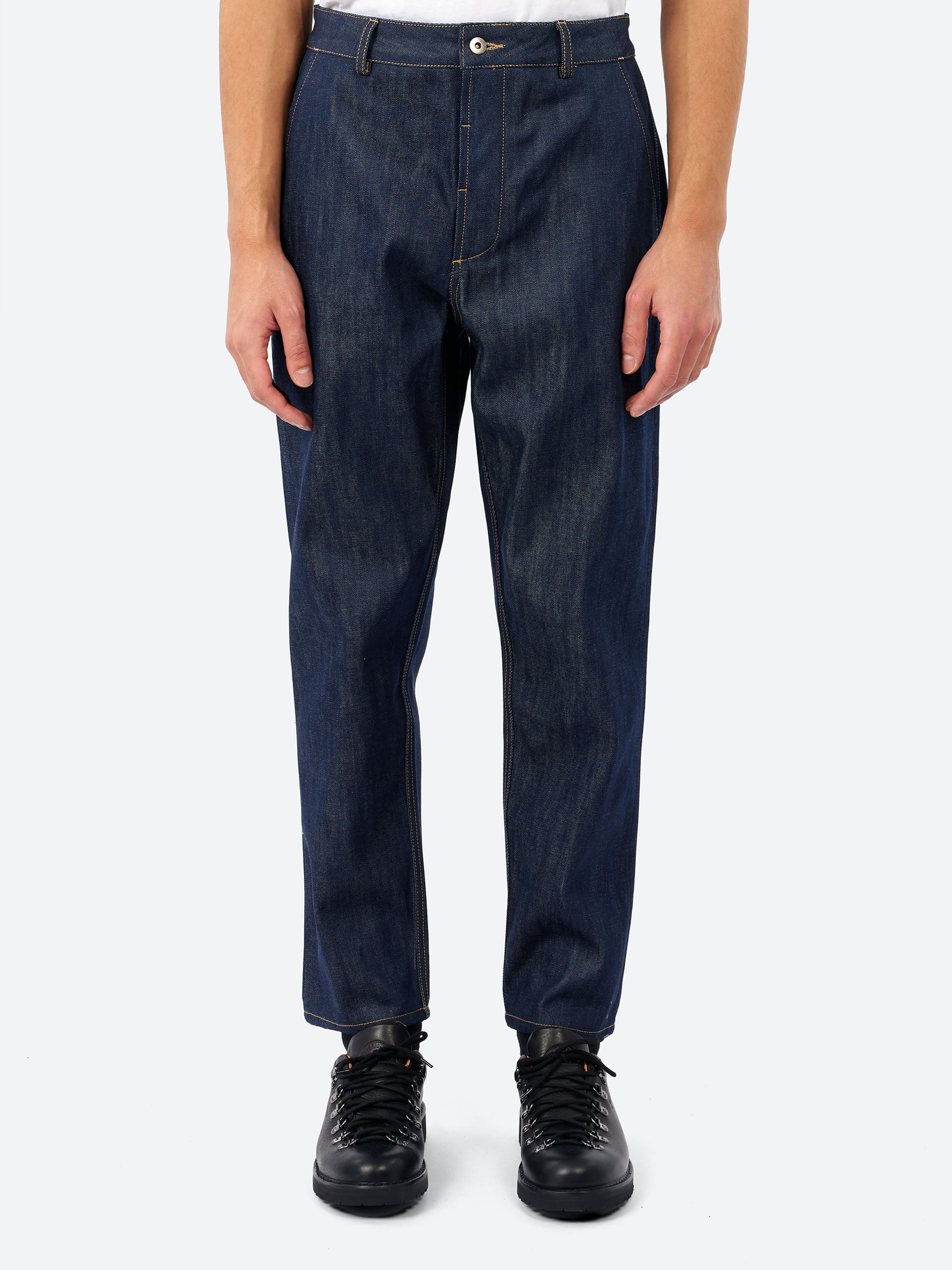 Universal Works - Military Chino in Licorice Summer Canvas