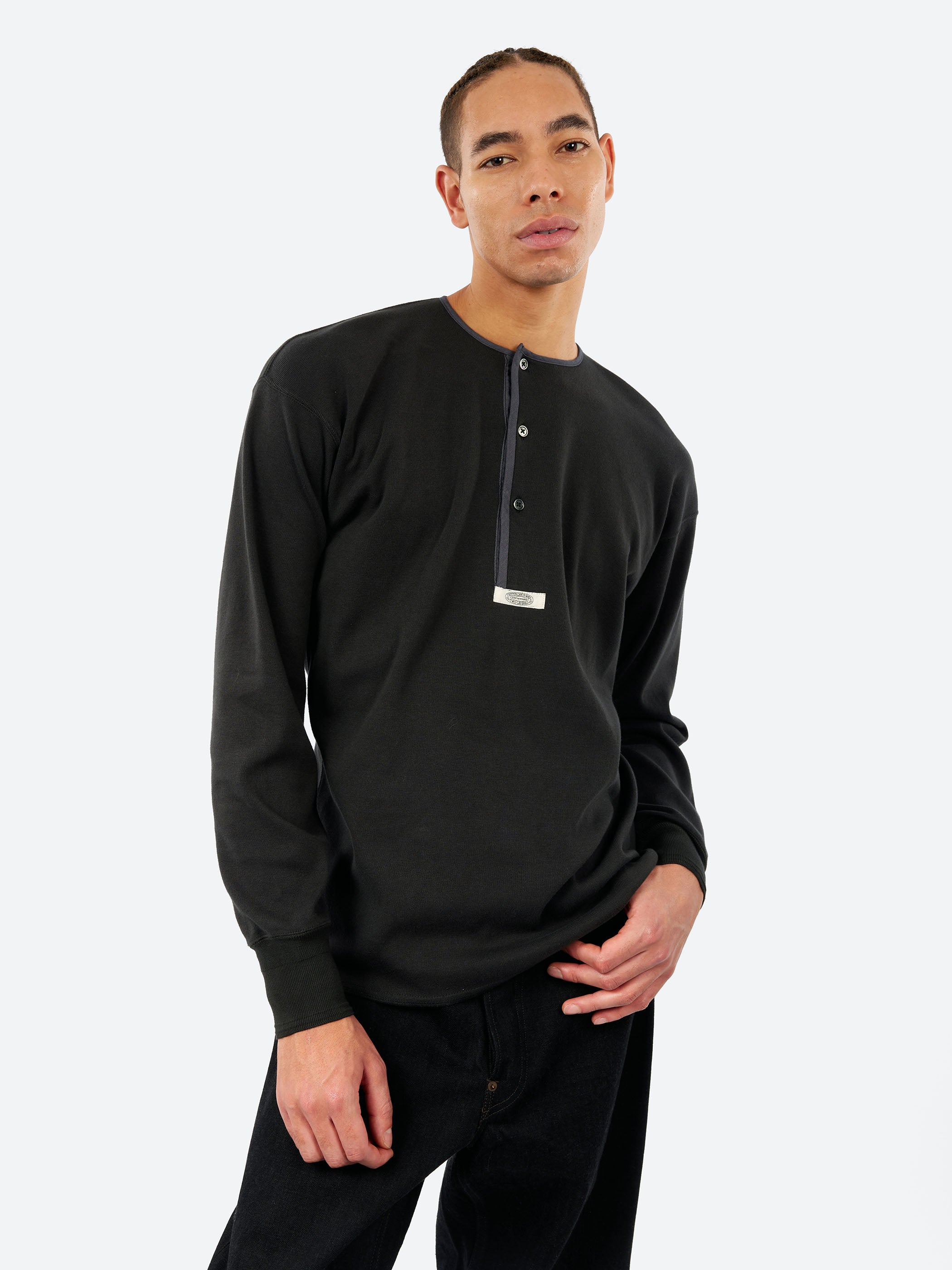 40s Henry Long Sleeve Henley