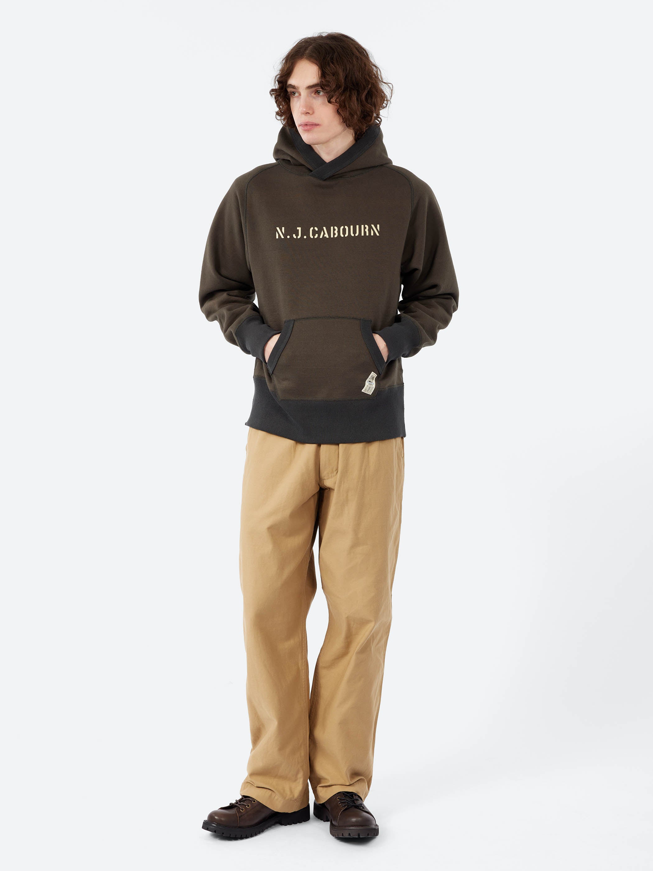 Nigel Cabourn - 50s Parka Lettered in Charcoal – gravitypope