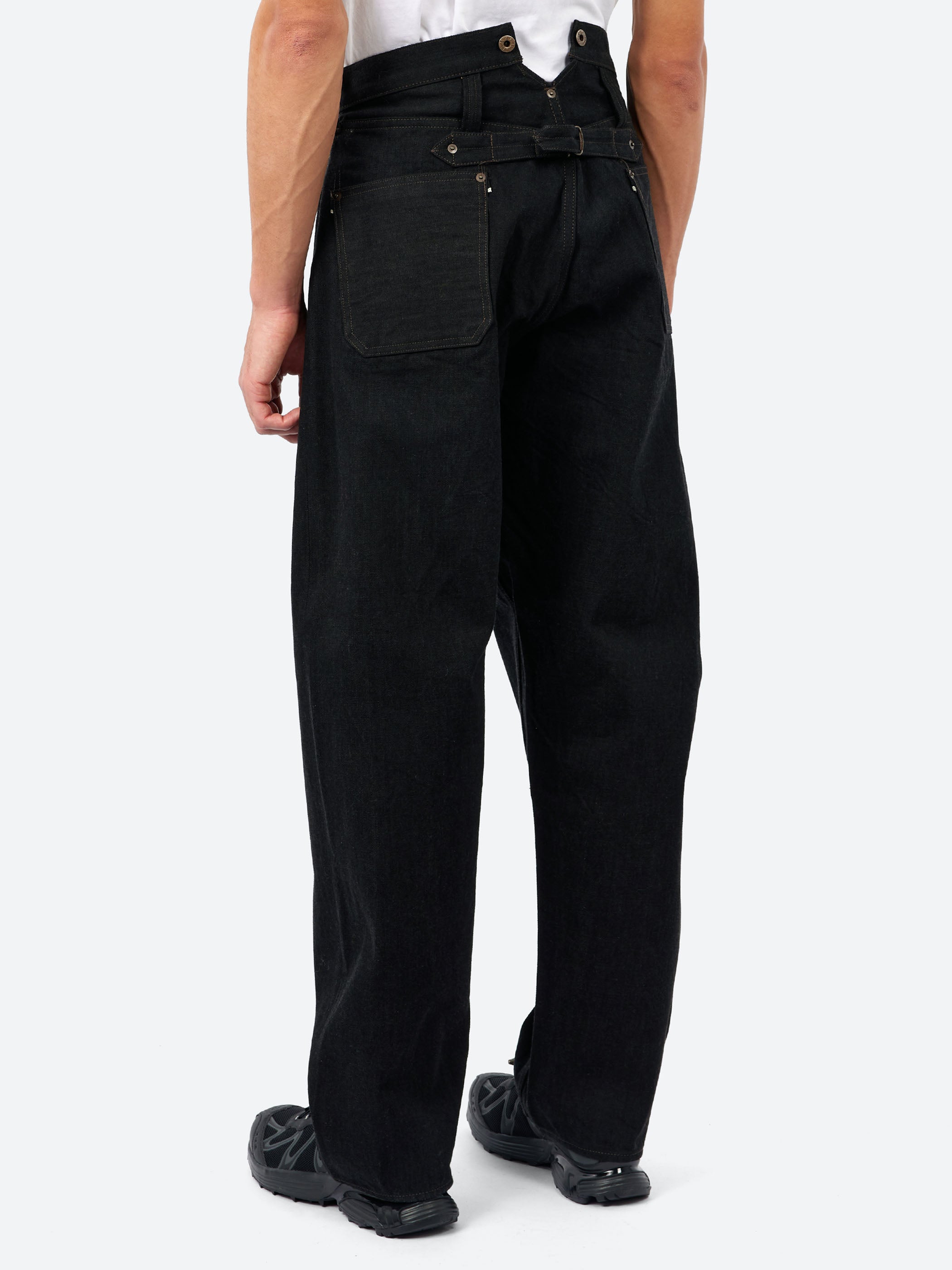 Nigel Cabourn - Railman Denim Pant in Black – gravitypope