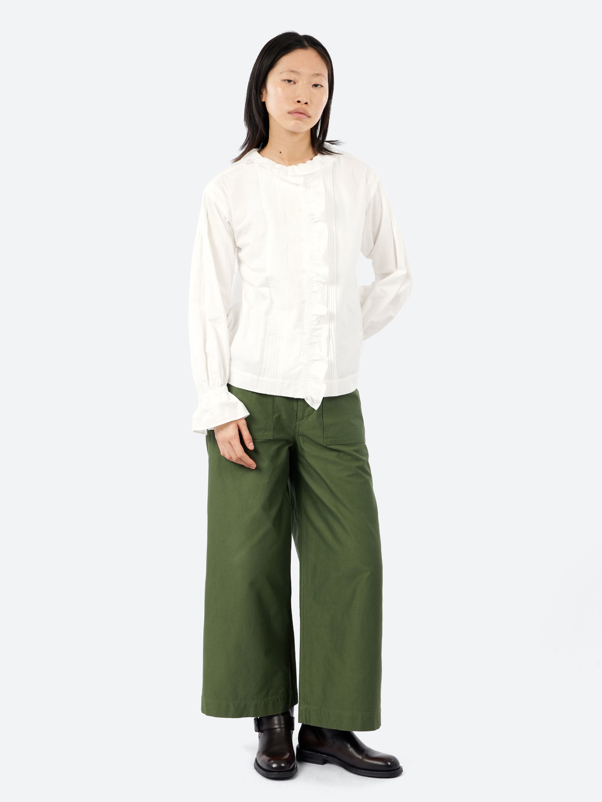 Gather Collar Blouse