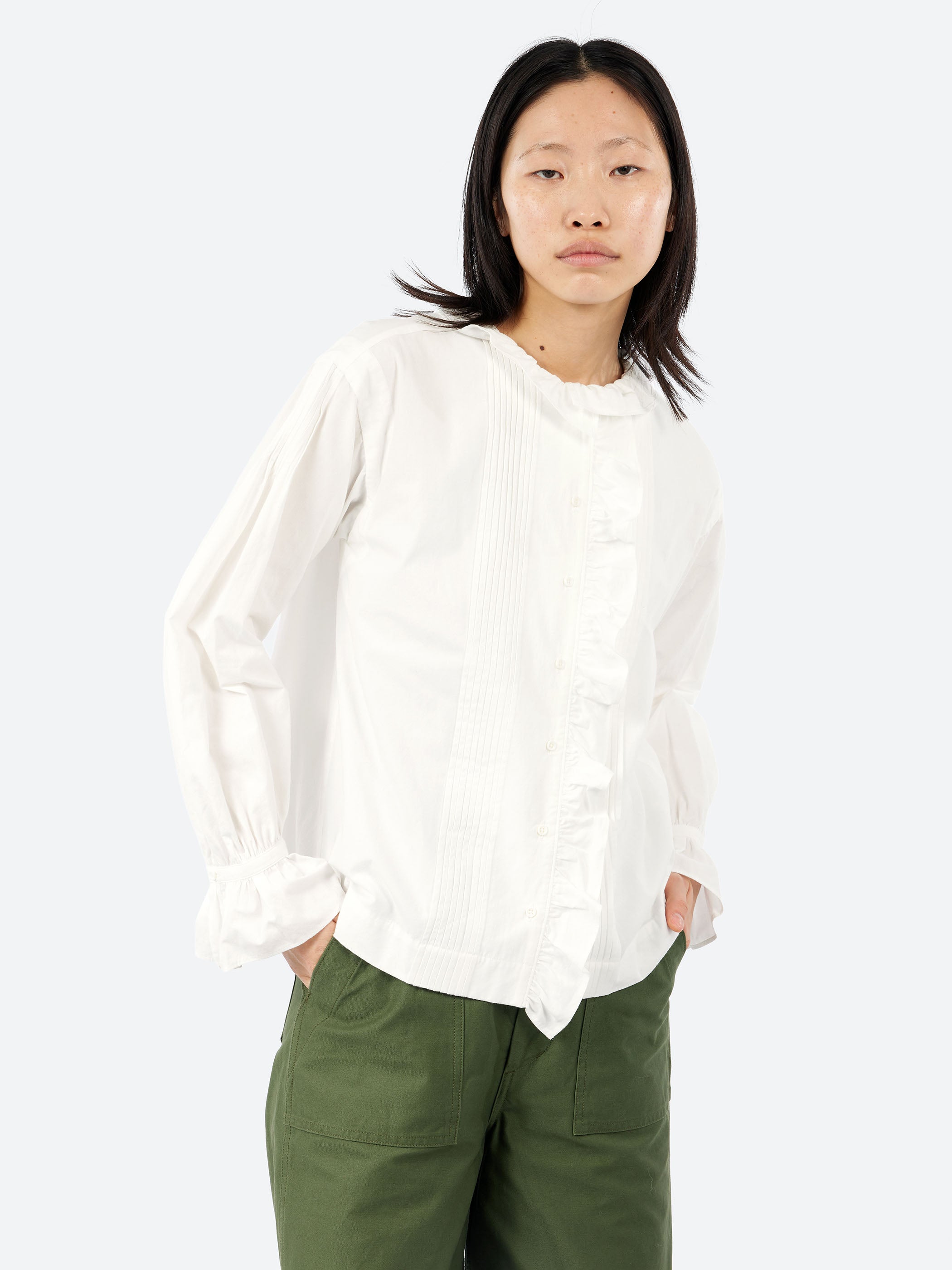 Gather Collar Blouse