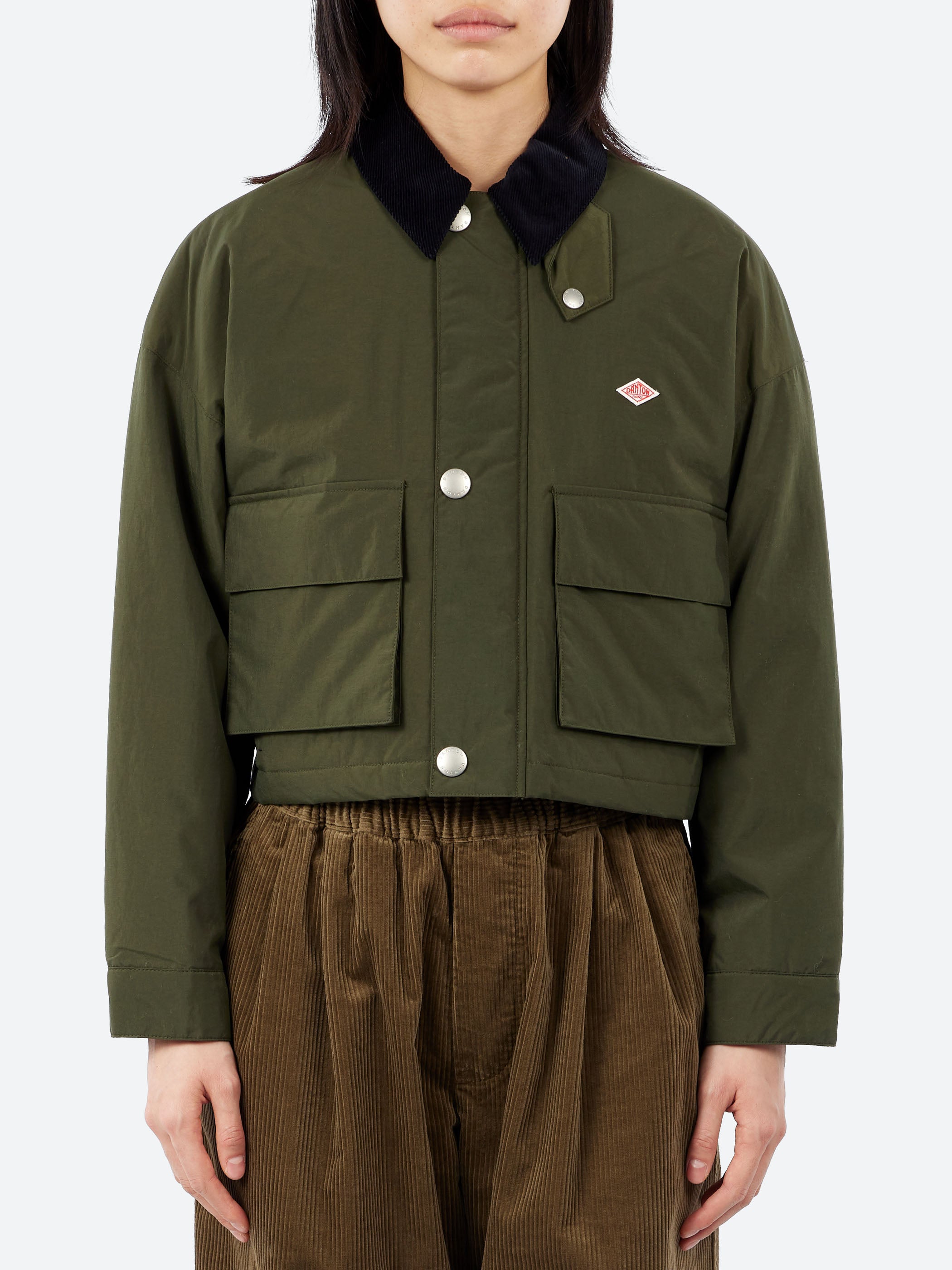 Danton - Women's Nylon Tussah Short Jacket in Olive – gravitypope
