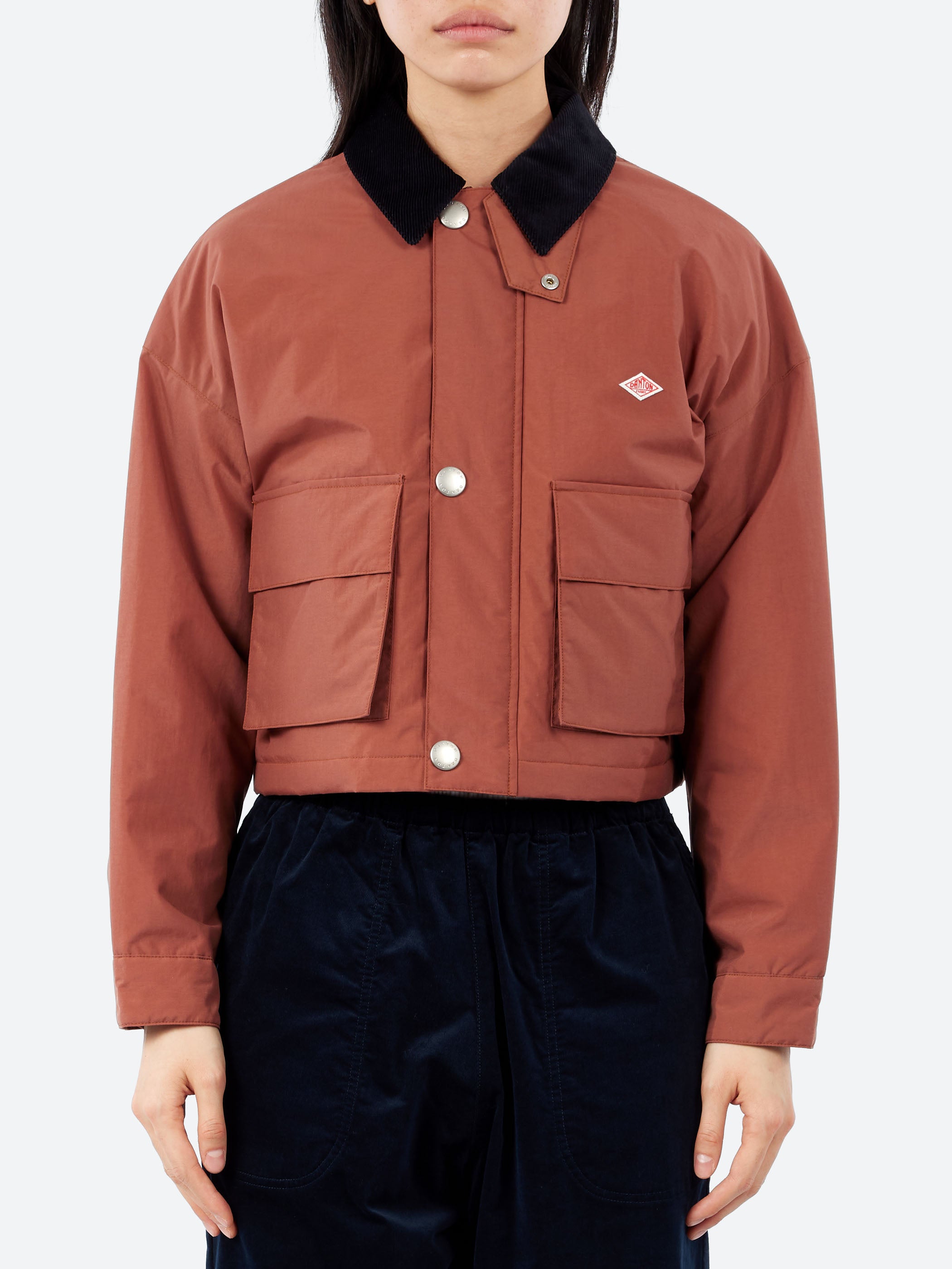 Danton - Women's Nylon Tussah Short Jacket in Pink – gravitypope