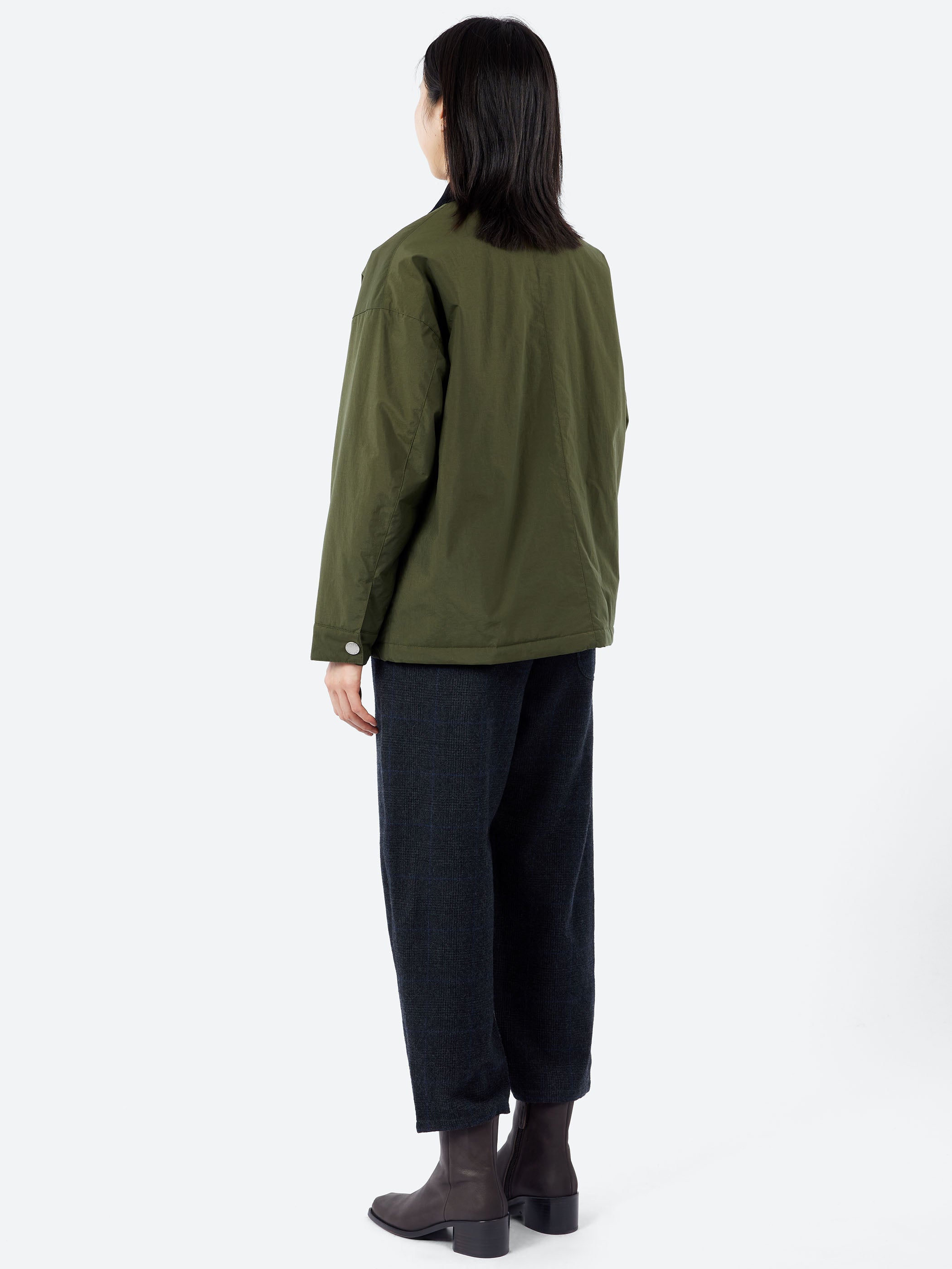 Danton - Nylon Taffeta Work Jacket in Olive – gravitypope