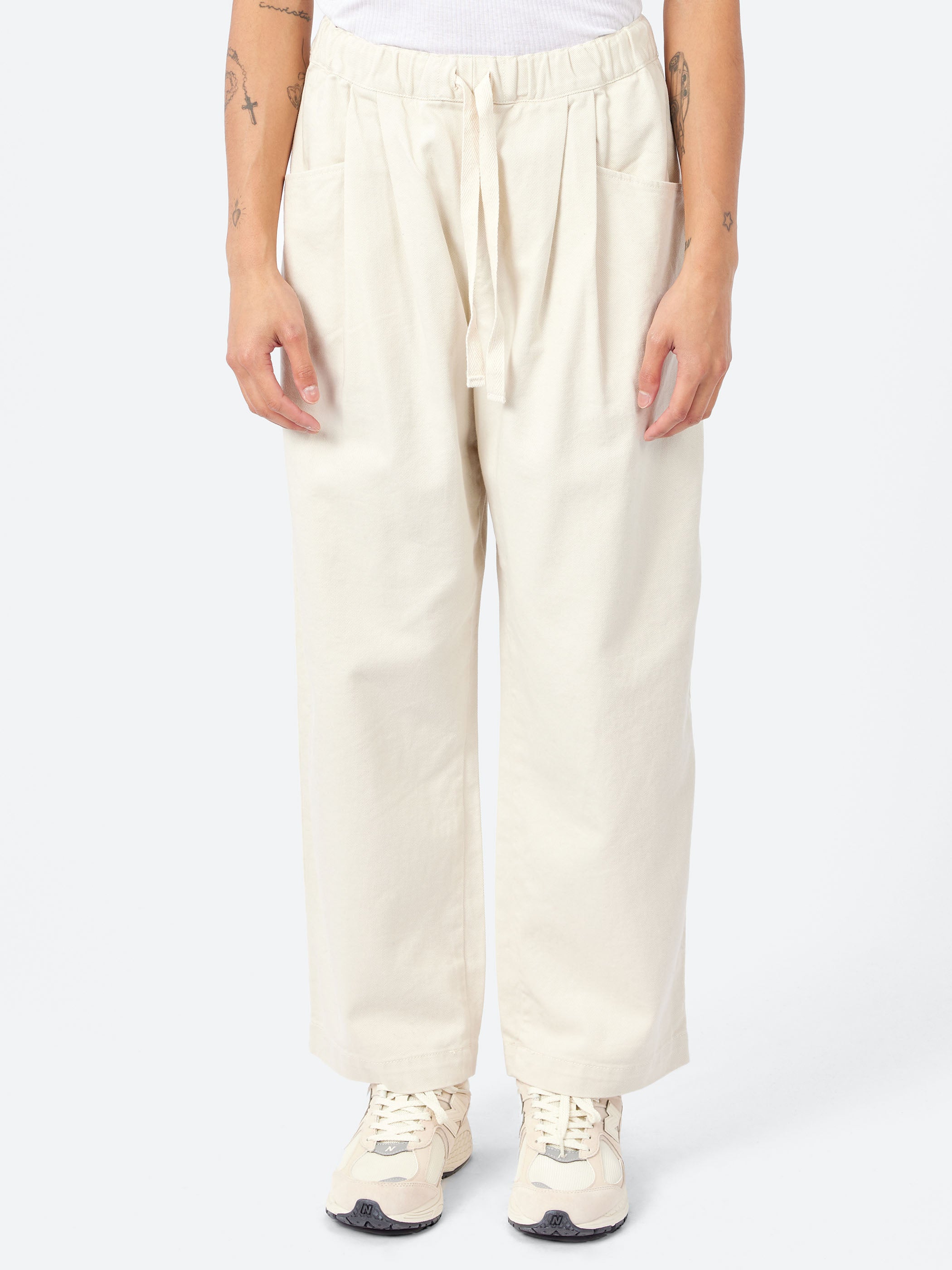 Heavy Twill Two Tuck Easy Pants