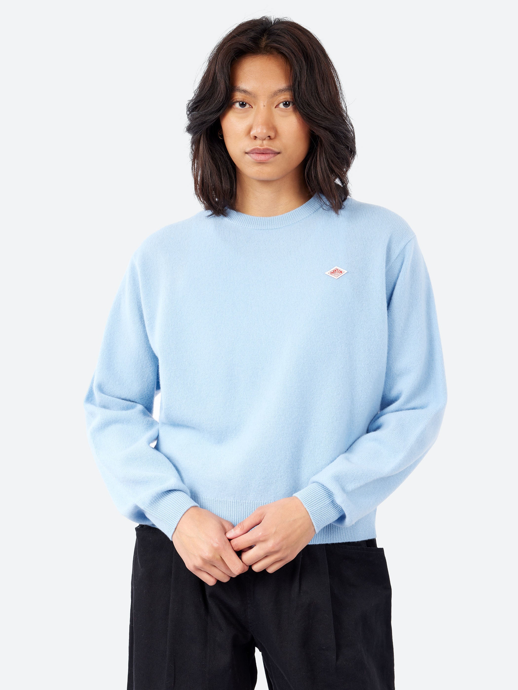 Women's Lambswool Crew Neck Knit Pullover