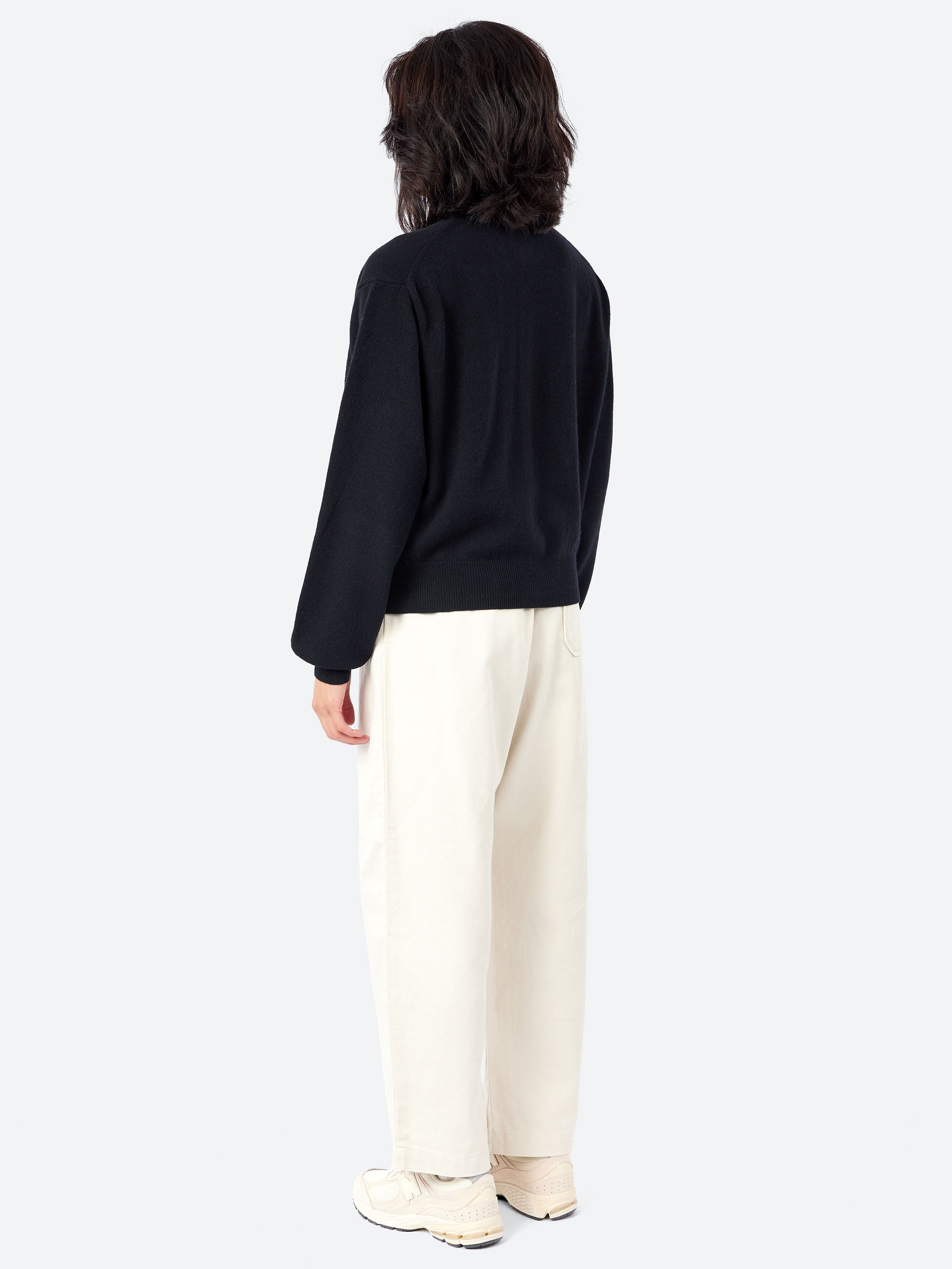 Women's Lambswool Crew Neck Cardigan