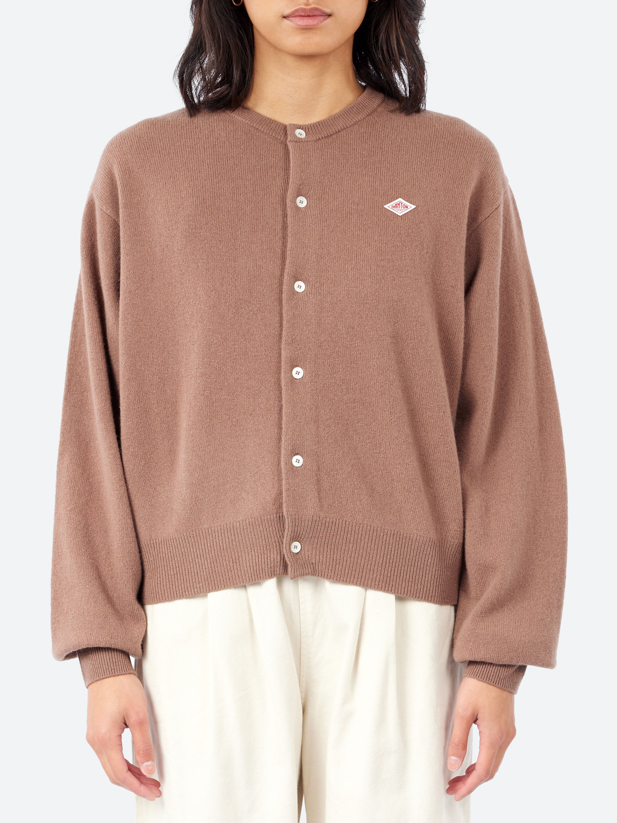 Women's Lambswool Crew Neck Cardigan