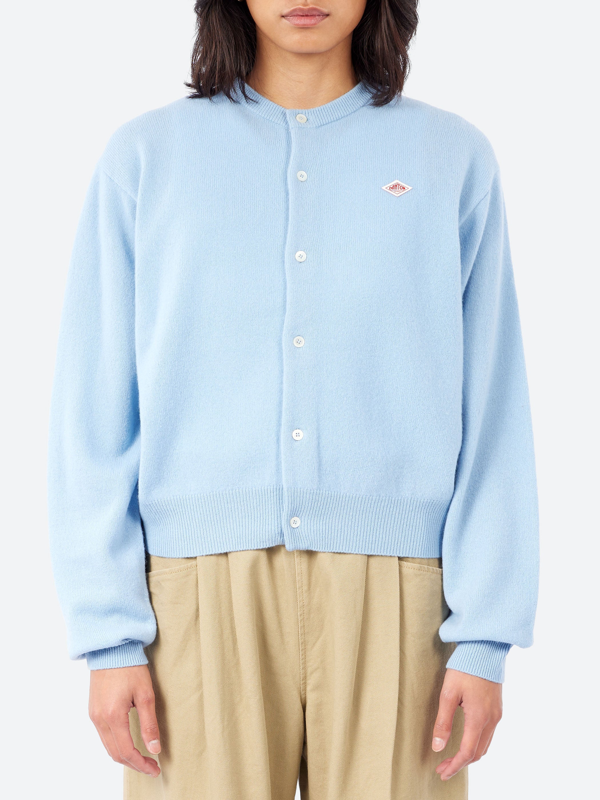 Women's Lambswool Crew Neck Cardigan