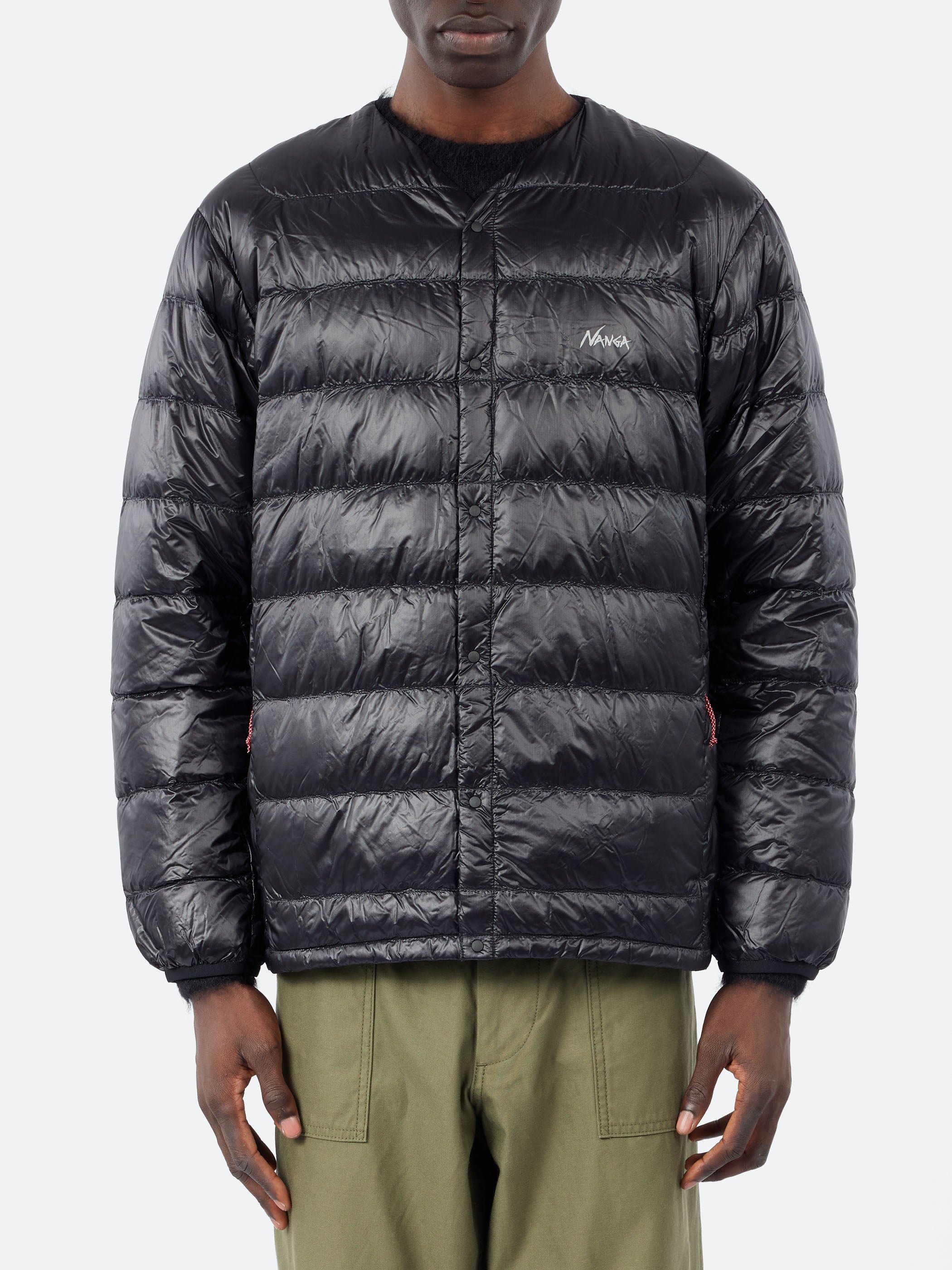 NANGA - 7 Days Inner Down Cardigan in Black – gravitypope