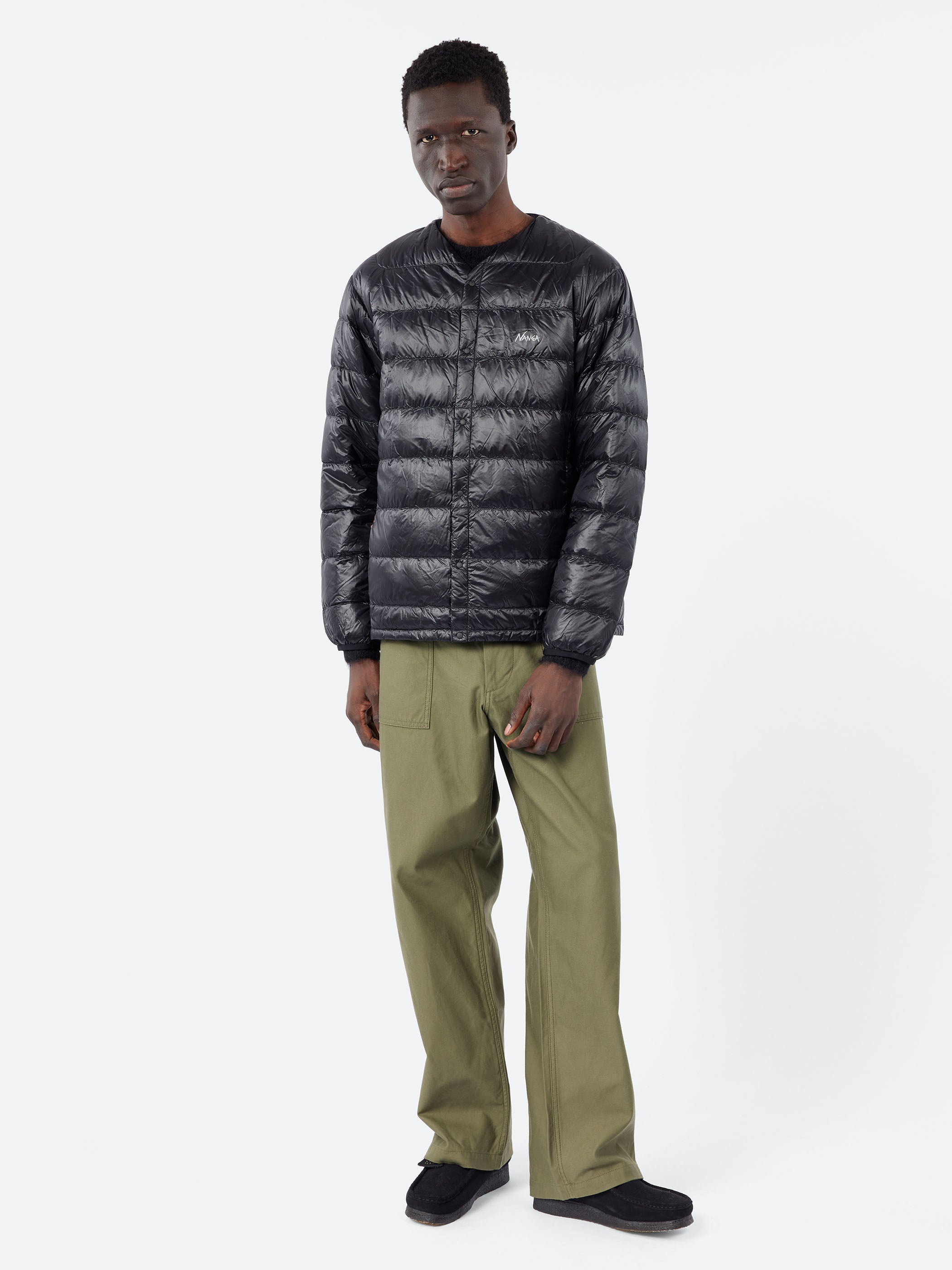 NANGA - Inner Down Cardigan in Black – gravitypope
