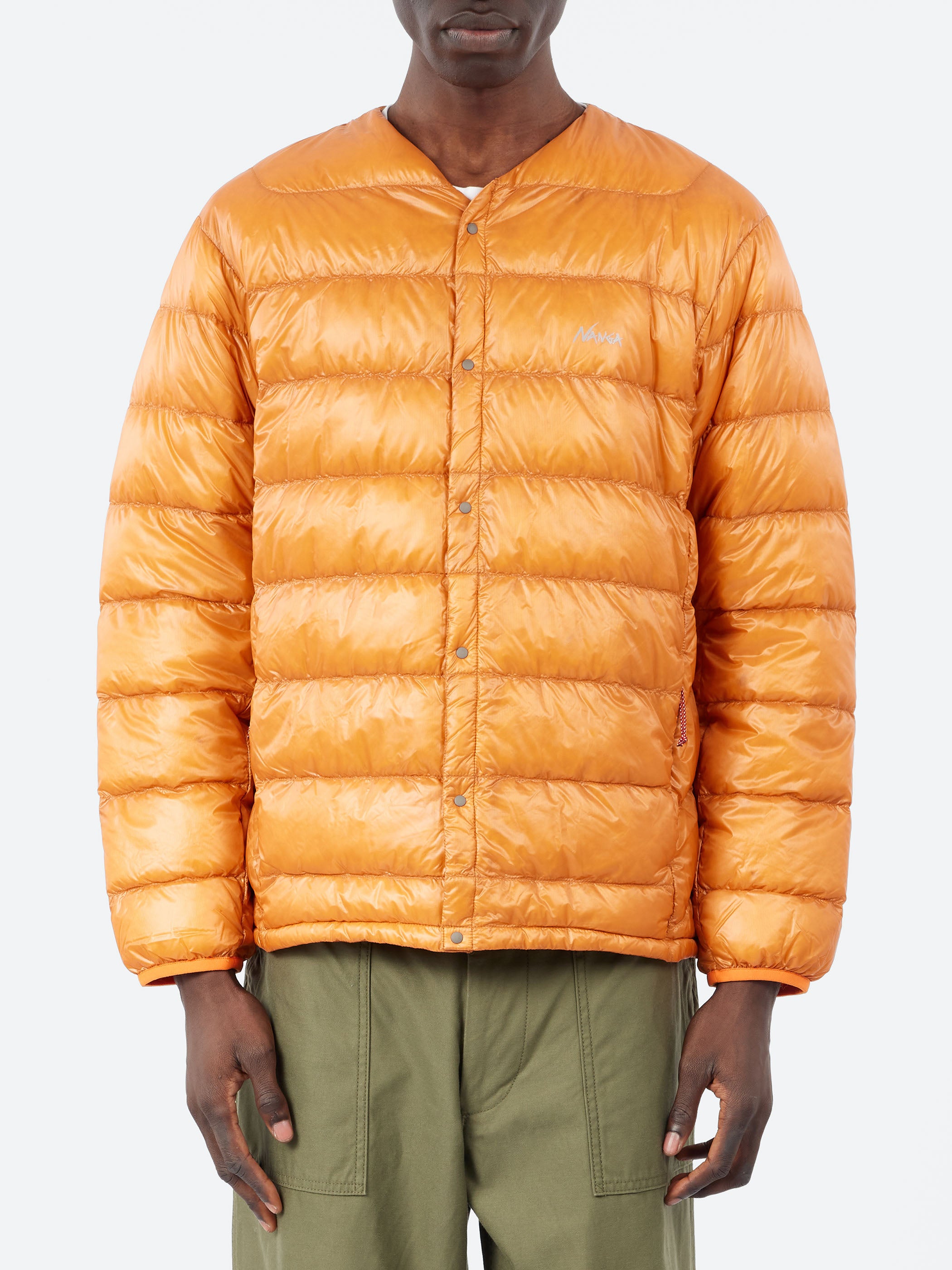 NANGA - 7 Days Inner Down Cardigan in Orange – gravitypope