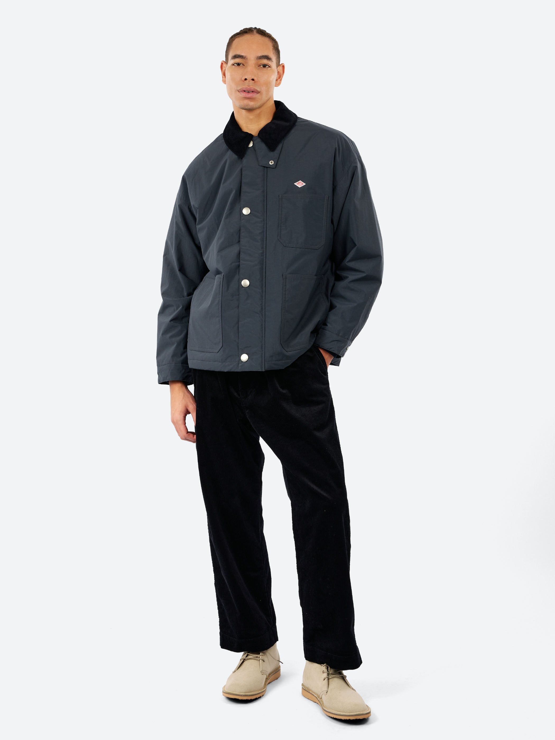 Danton - Nylon Taffeta Work Jacket in Charcoal – gravitypope