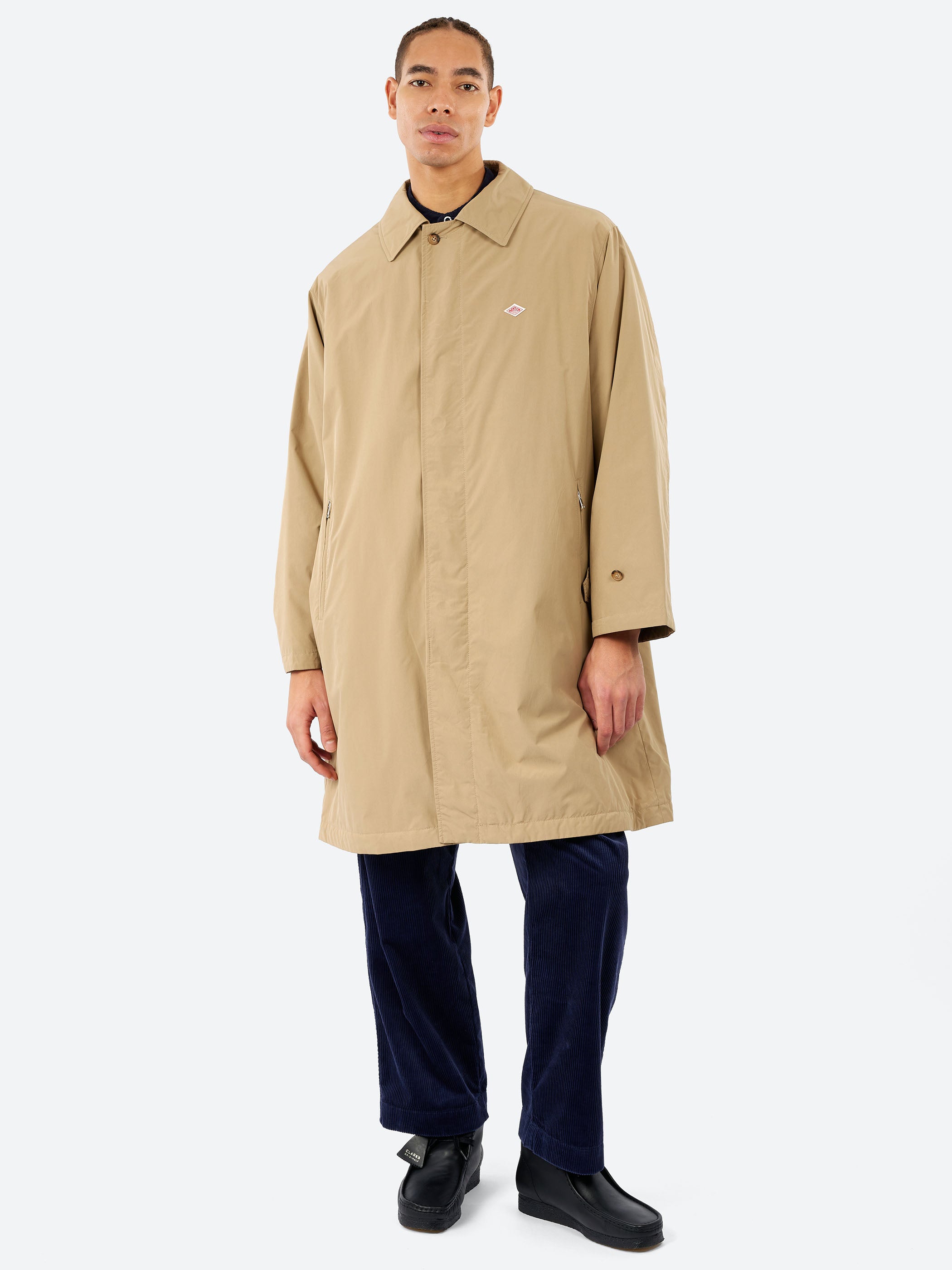 Wool Like Insulation Balmacaan Coat