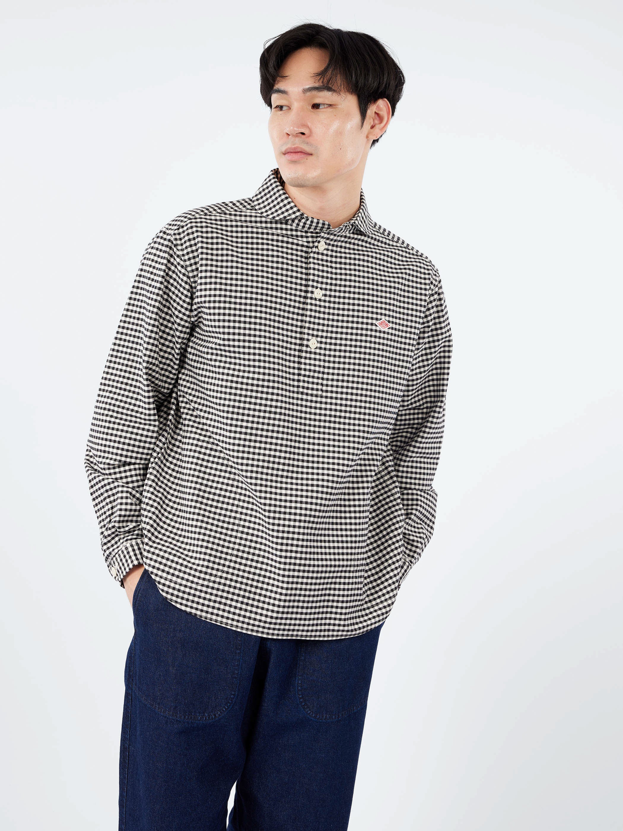 Oxford Round Collar Pullover Shirt