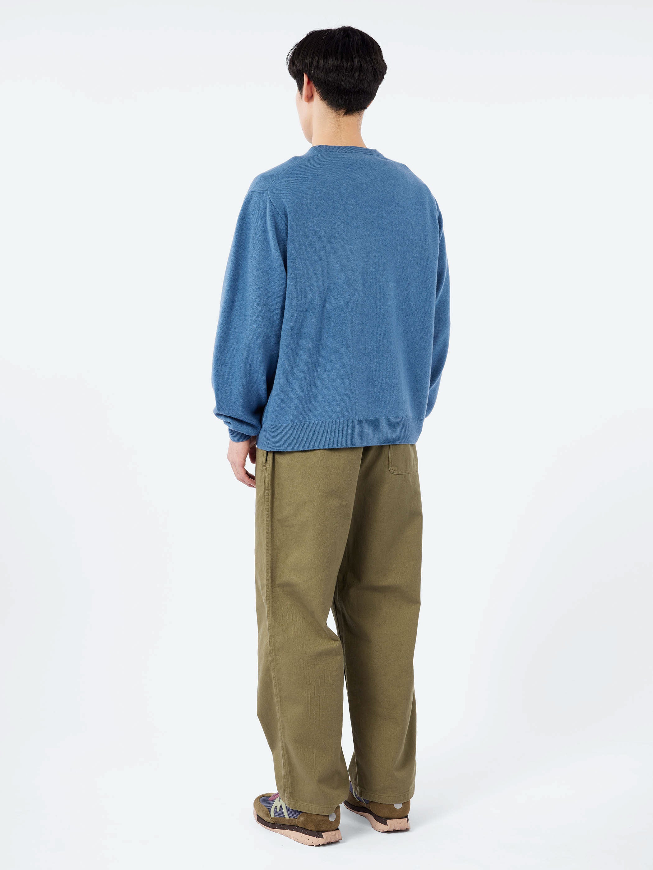 Lambswool Crew Neck Knit Pullover