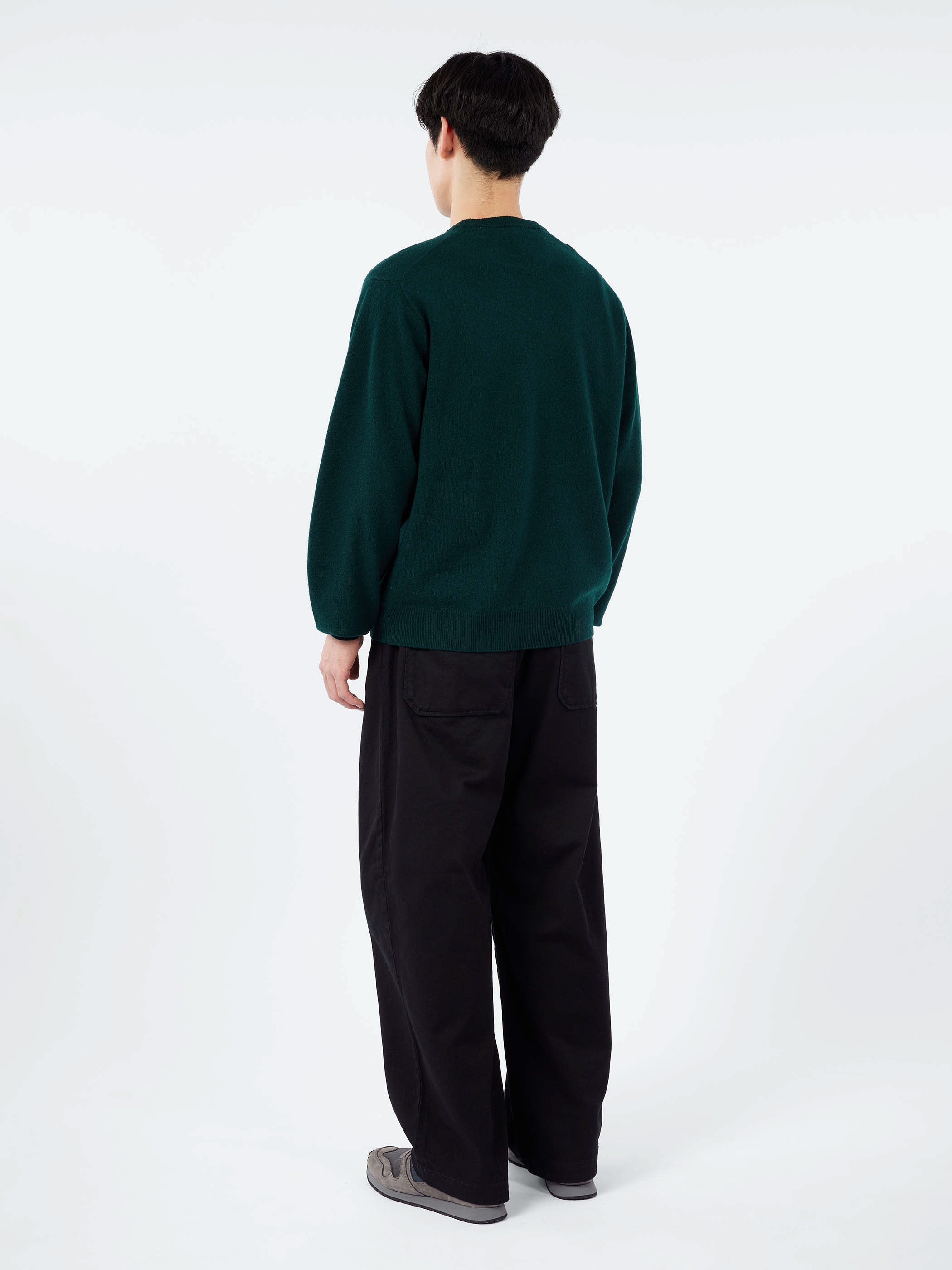 Lambswool Crew Neck Knit Pullover