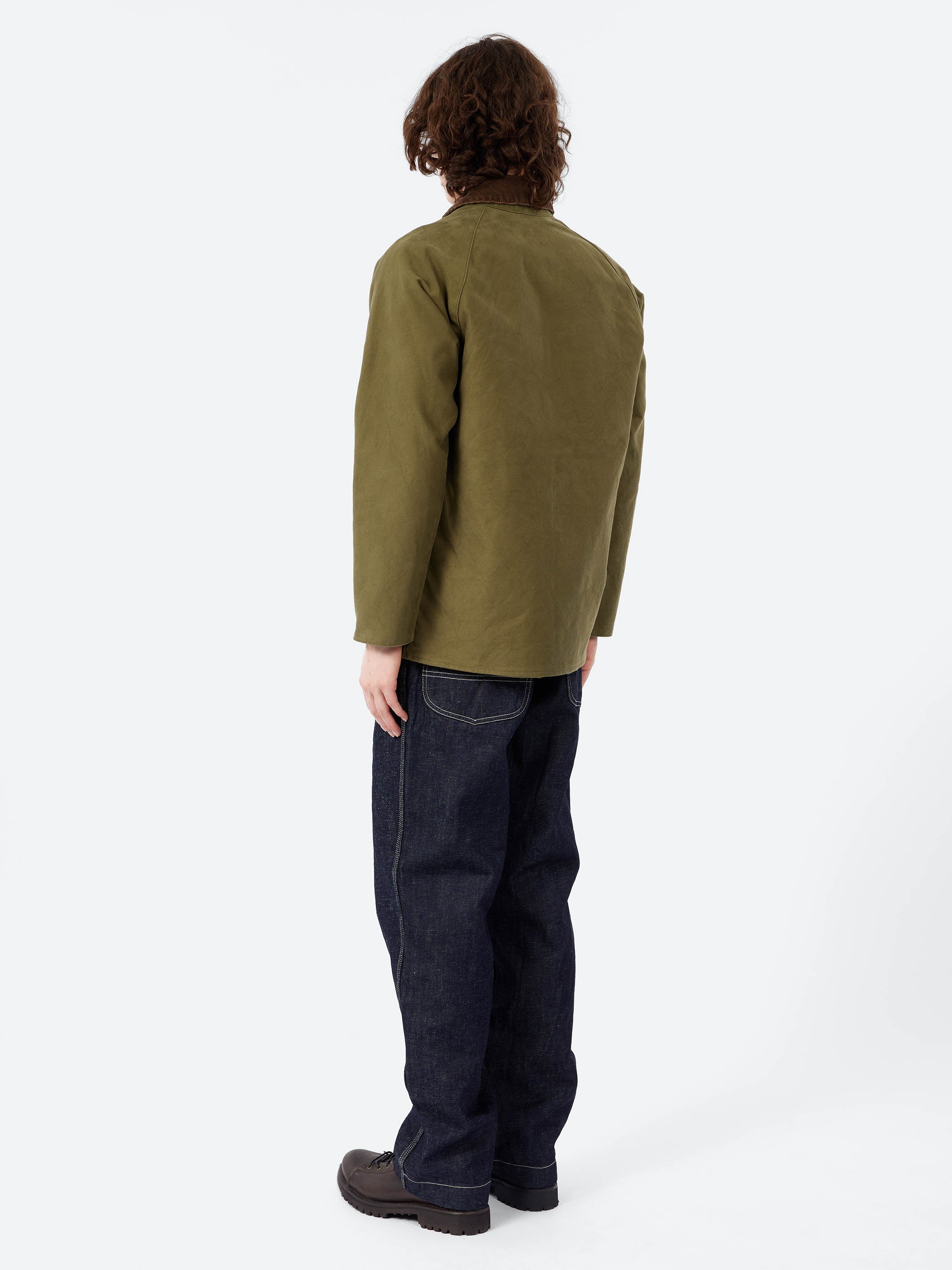 F.O.B. FACTORY - Moleskin Riding Jacket in Olive – gravitypope