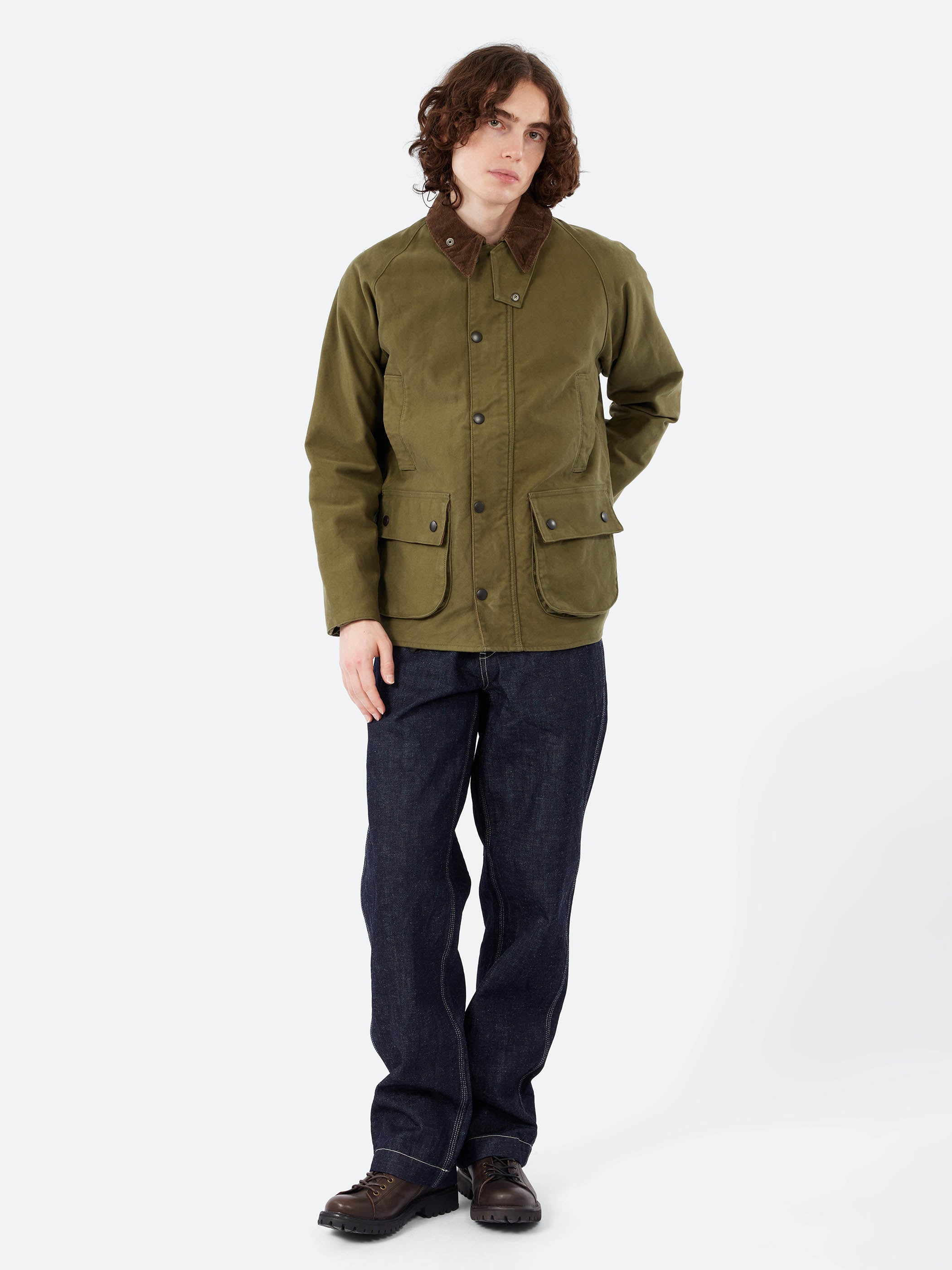 ジャケット・アウター F.O.B factory/MOLESKIN RIDING JKT We're Digging Fob Factory's Moleskin Riding Jacket