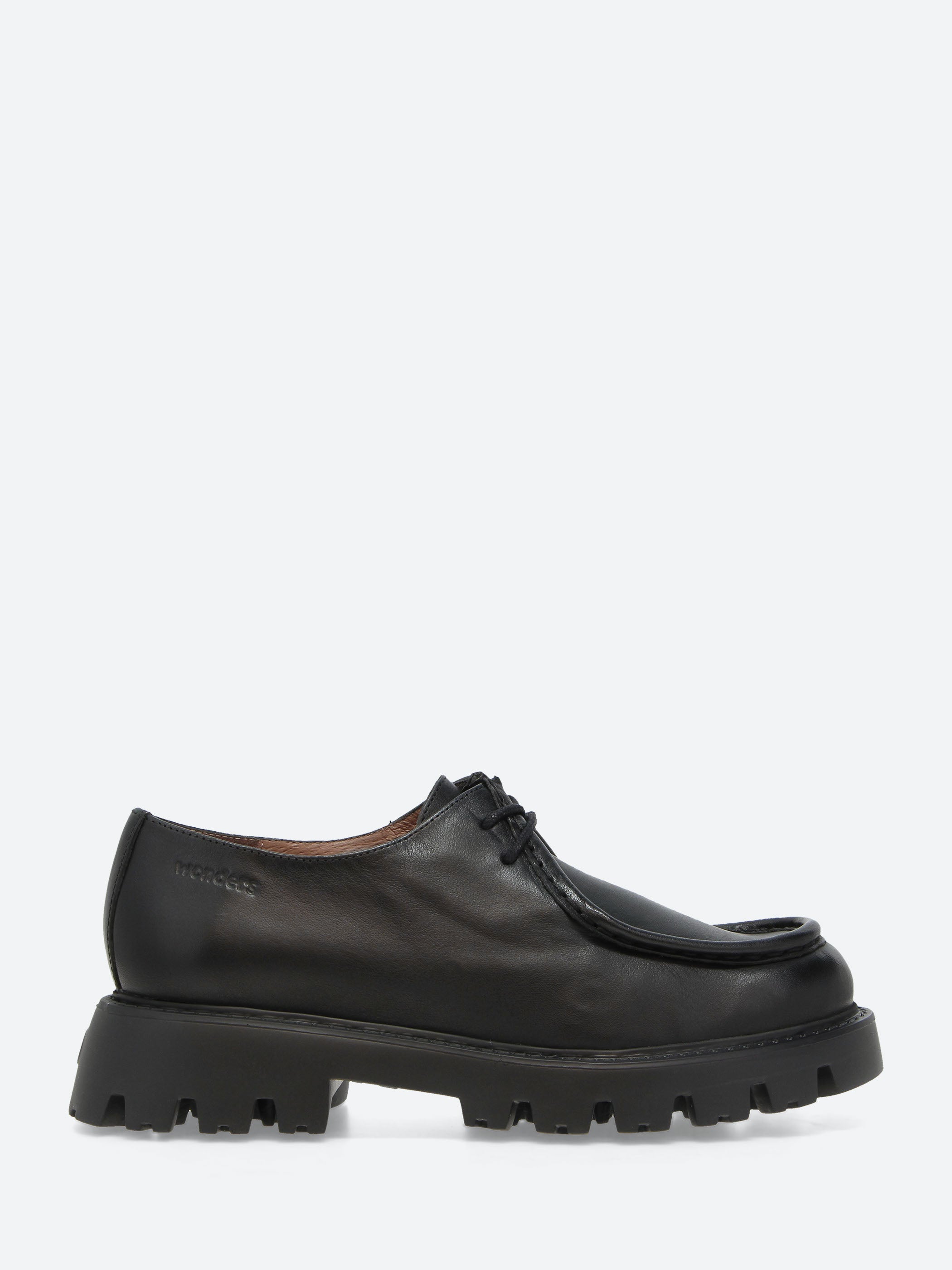 Wonders - C-7514 Goodfly Wallabee in Black – gravitypope