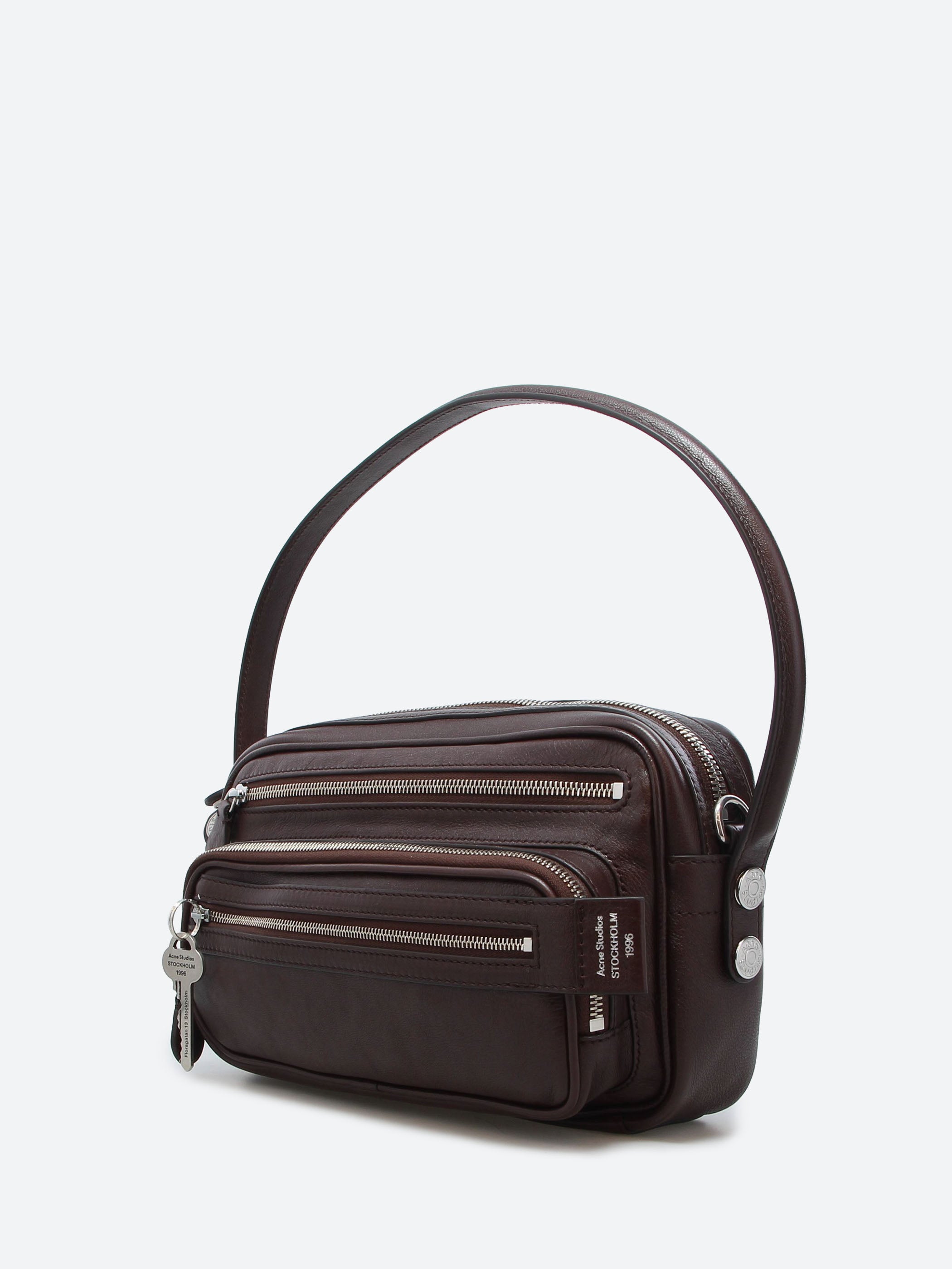 Acne Studios - Camero Party Shoulder Bag in Chocolate – gravitypope