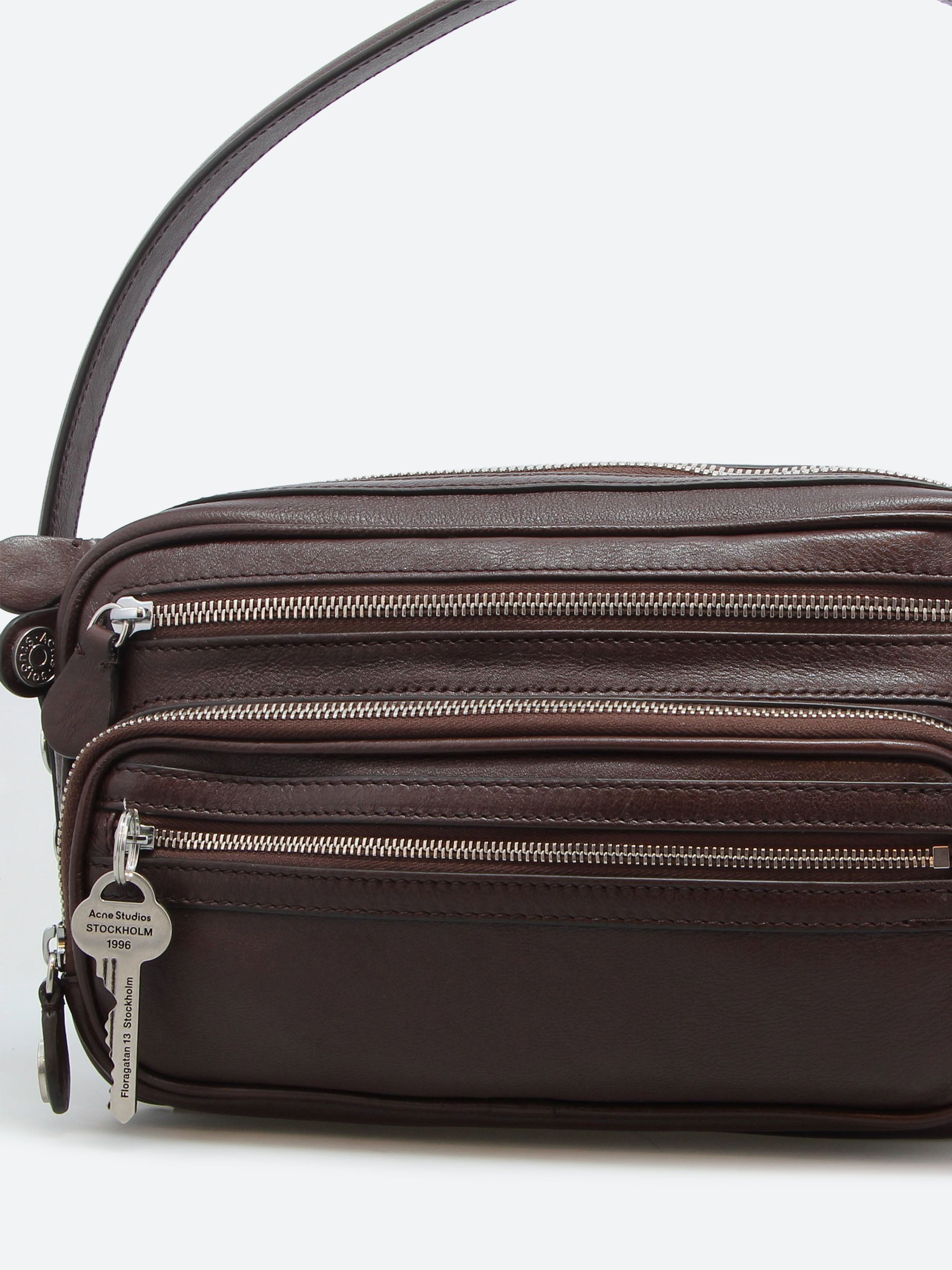 Acne Studios - Camero Party Shoulder Bag in Chocolate – gravitypope