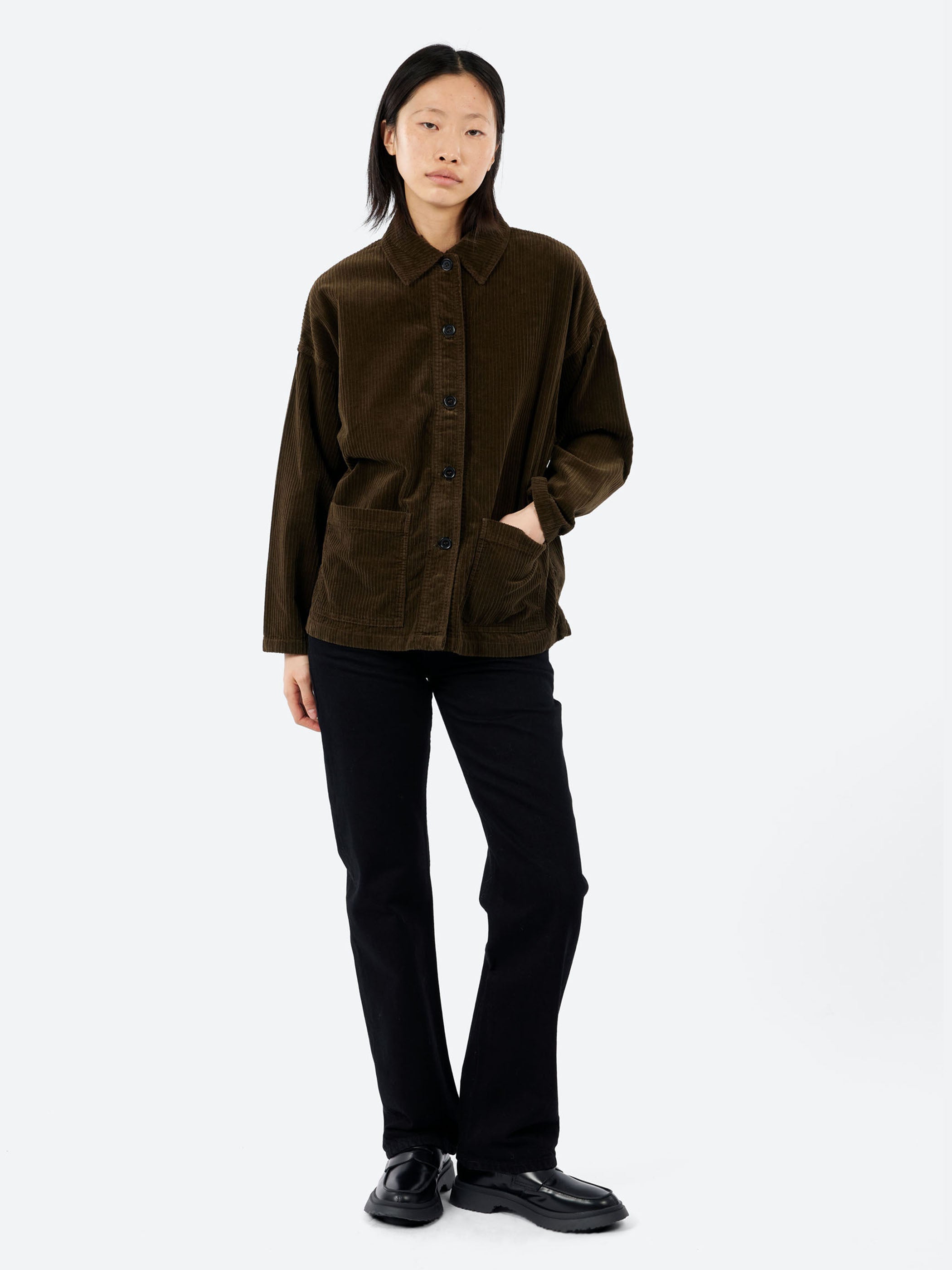 VETRA - 6L Oversize Work Jacket in Beaver (Brown) – gravitypope