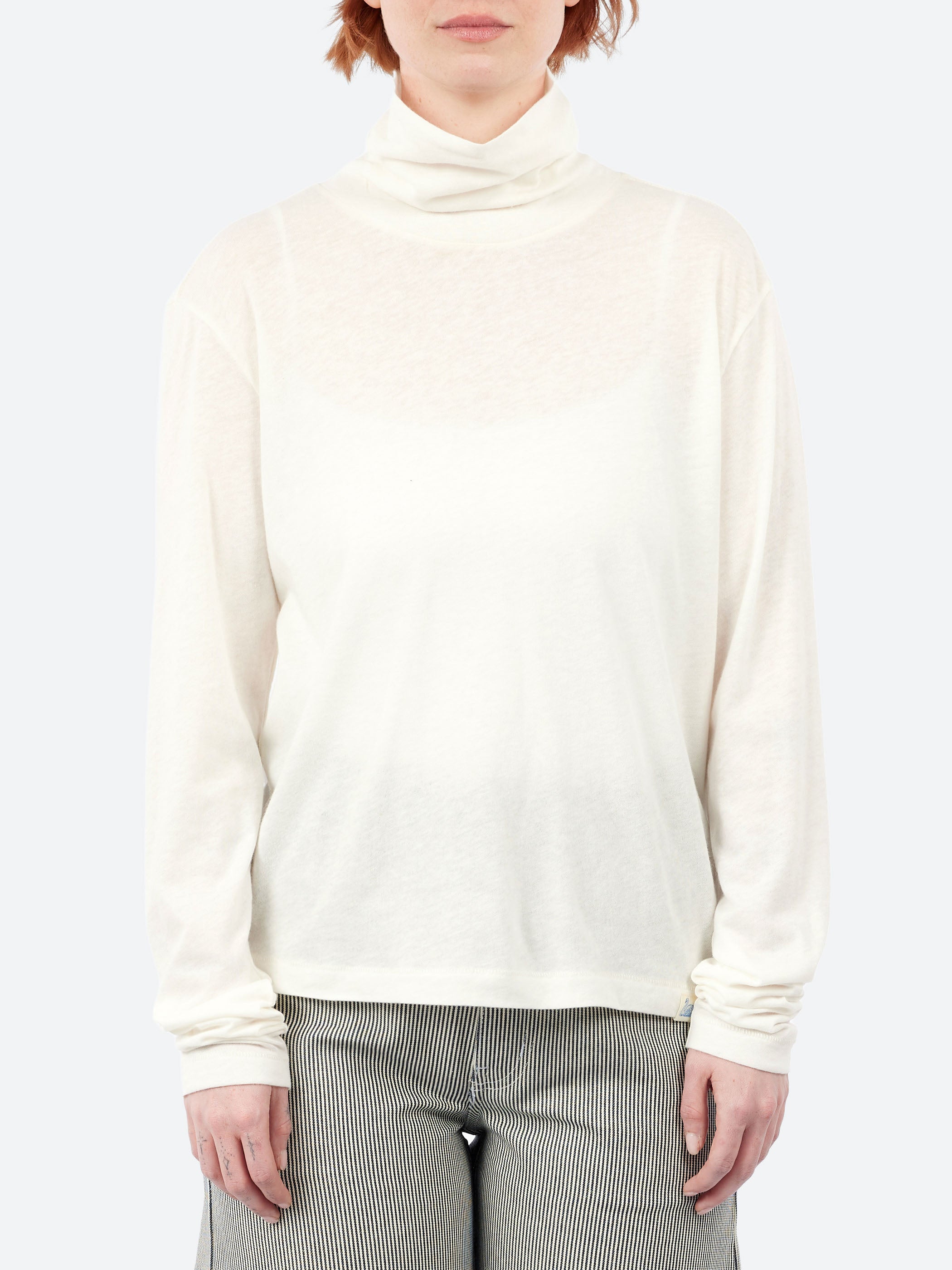 Premium Cotton and Cashmere Turtleneck