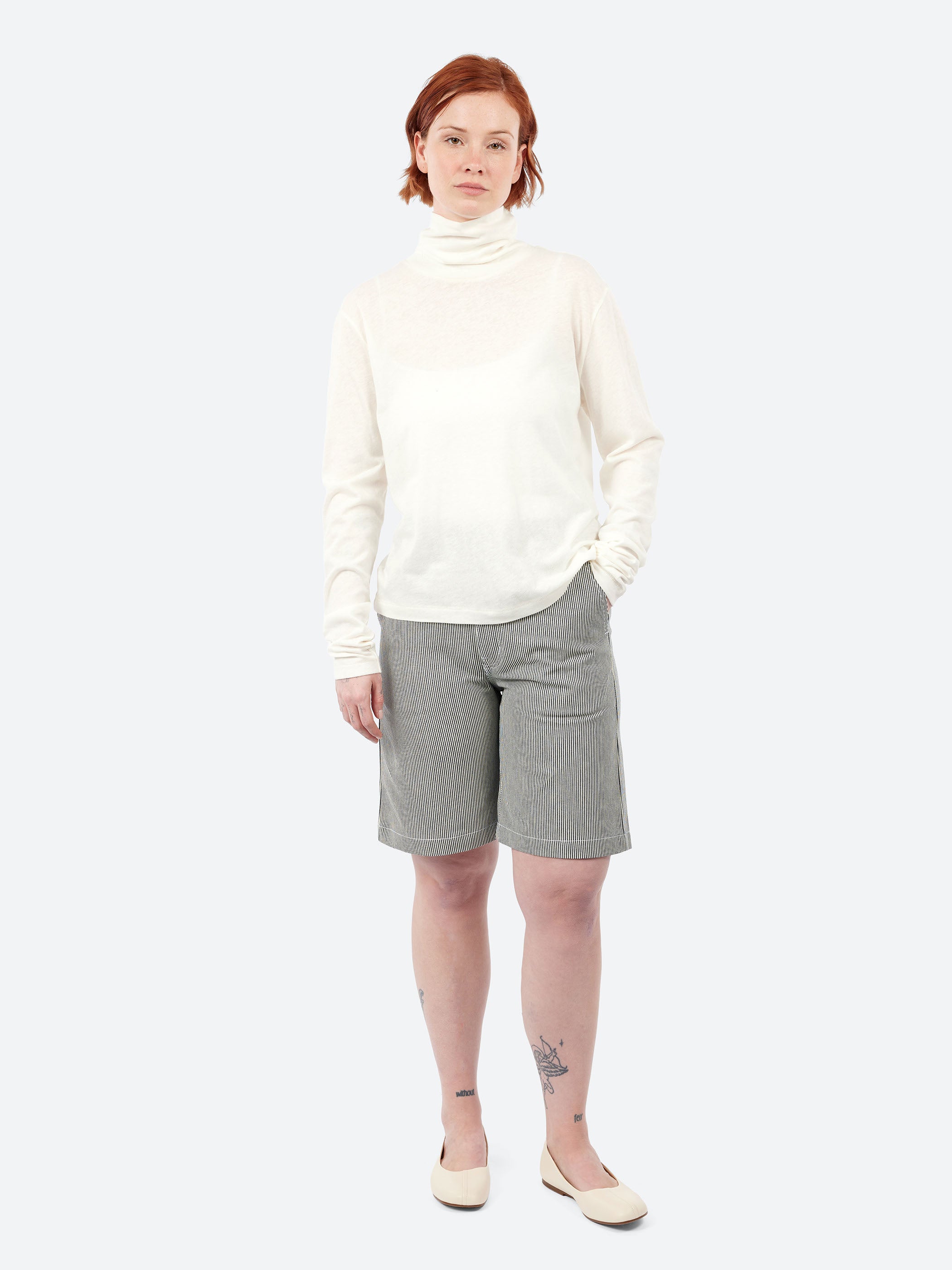 Premium Cotton and Cashmere Turtleneck