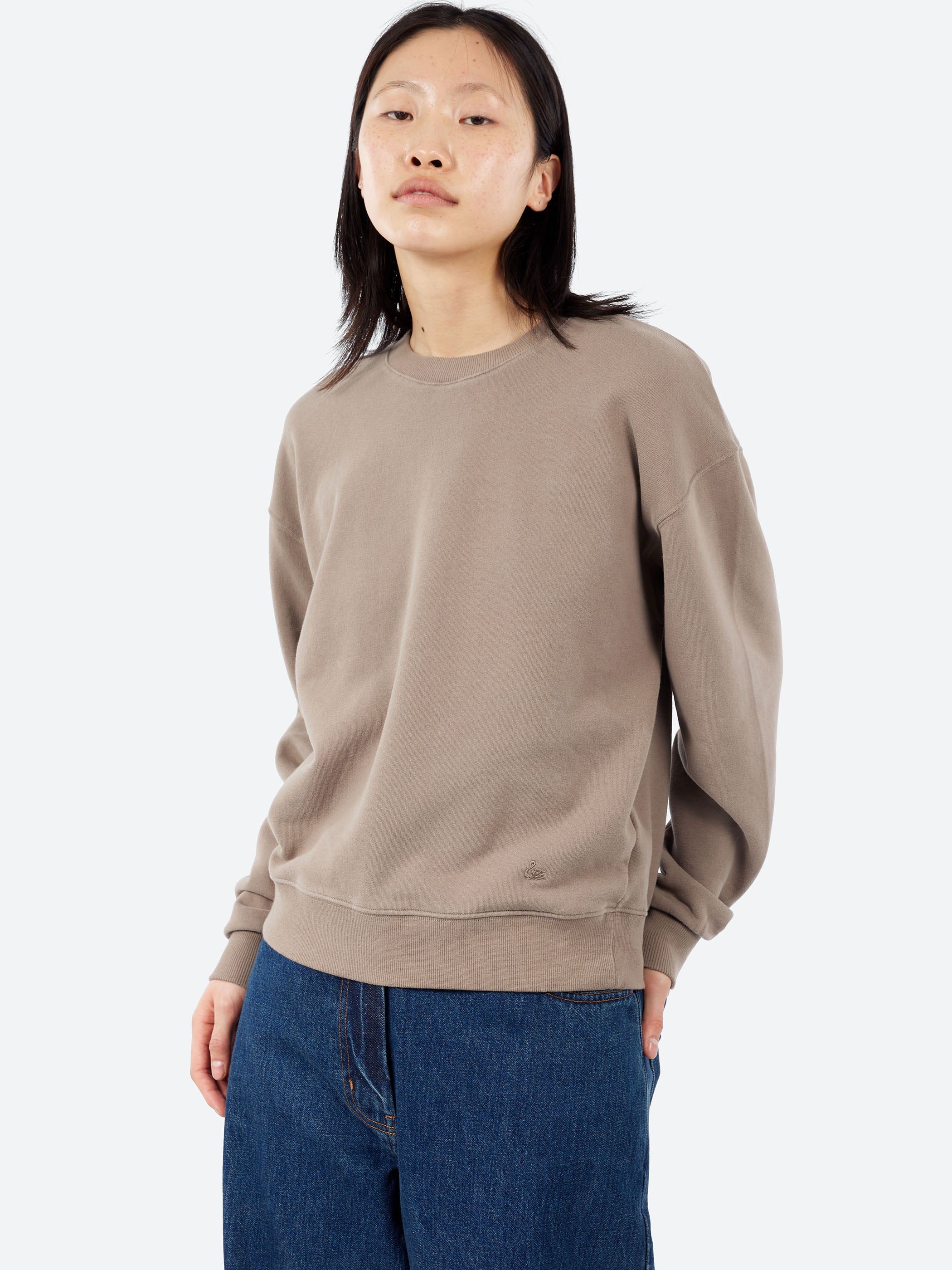 Relaxed Cotton Soft Fleece Sweatshirt