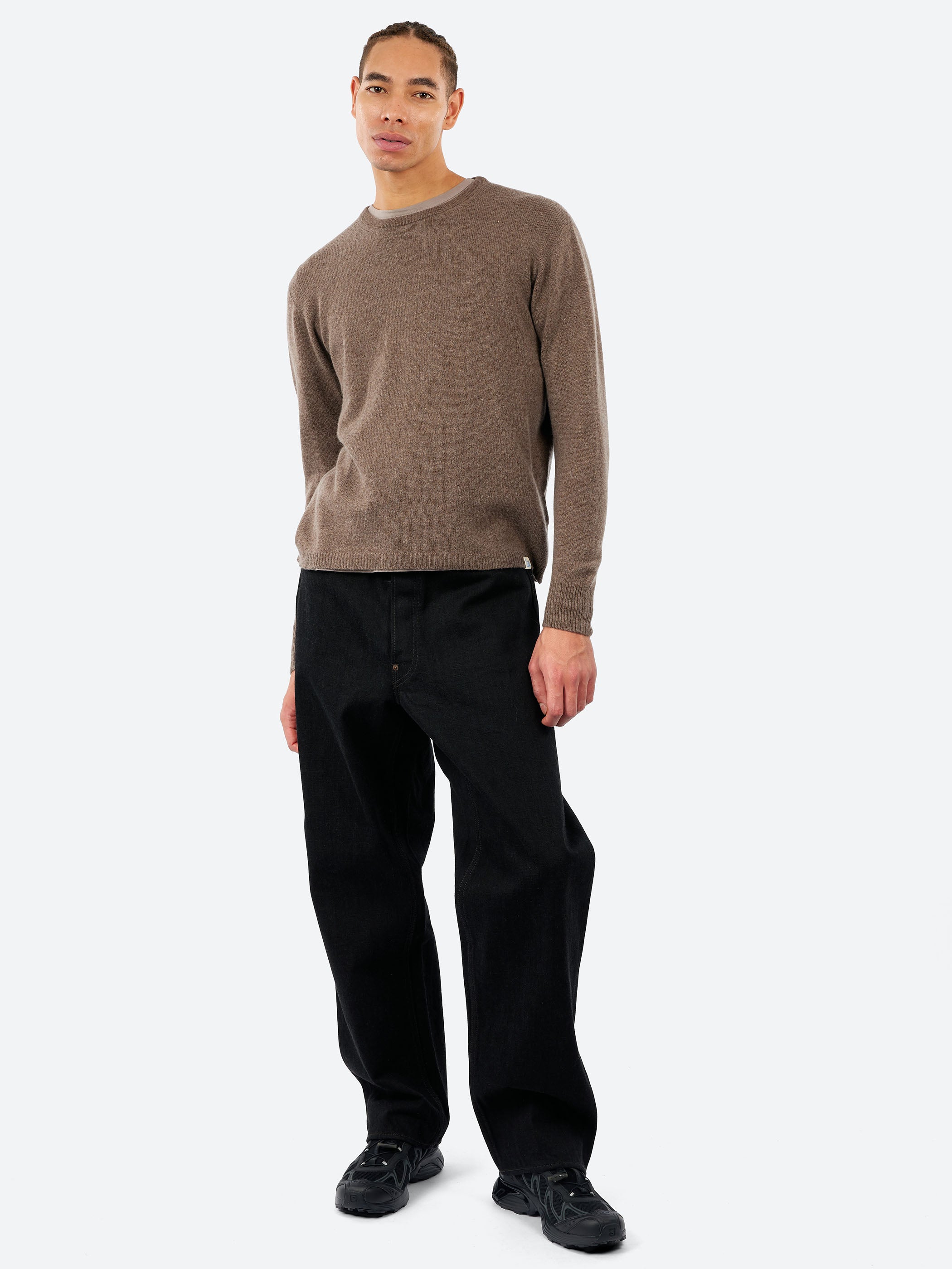 Lightweight Merino Wool-Cashmere-Silk Sweater