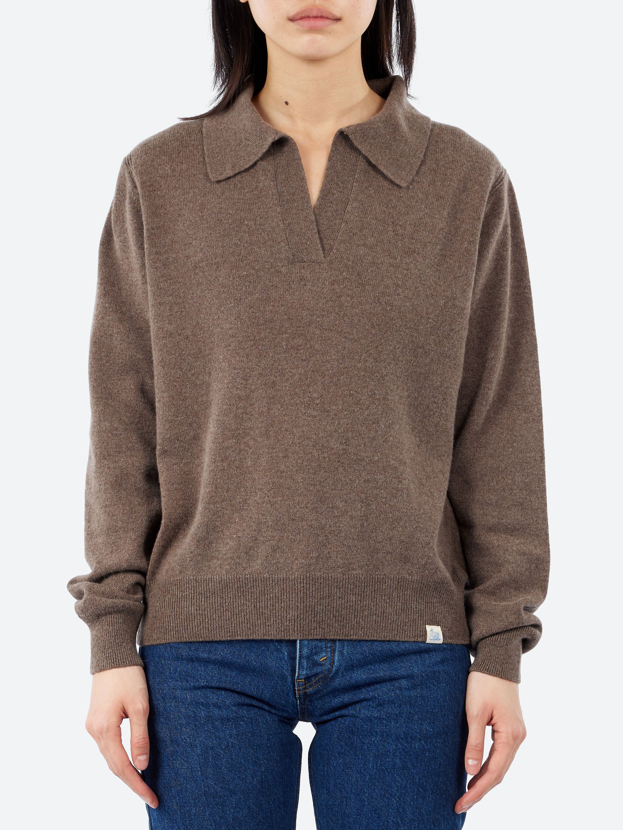 Merino Wool-Cashmere-Silk V-Neck Sweater